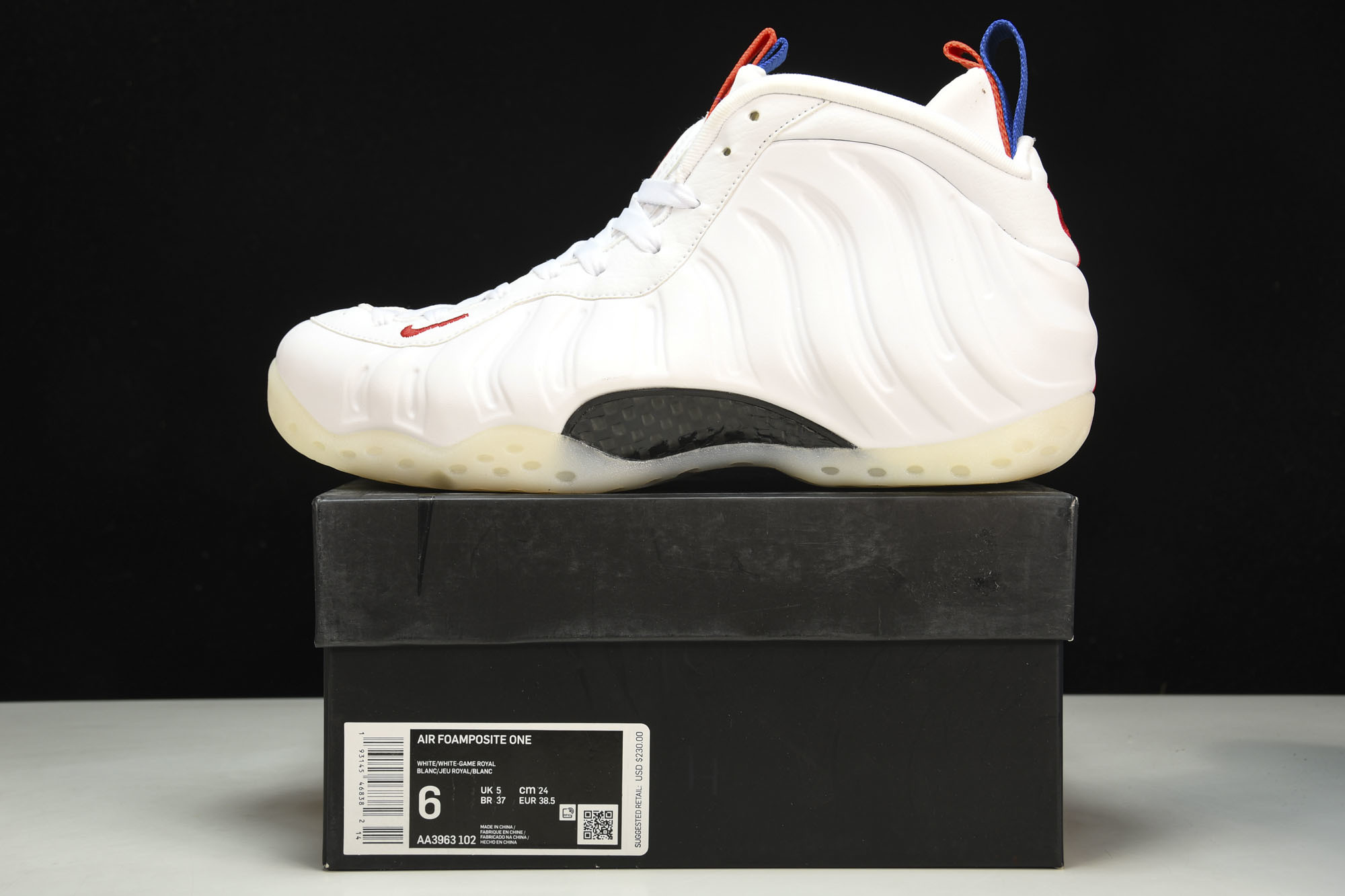 NK Air Foamposite One USA 鸳鸯 阴阳喷 AA3963-10238.5 39 4