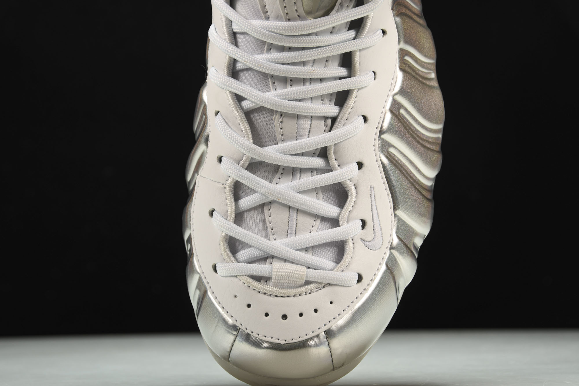 NK Air Foamposite One WMNS Chrome 白银喷泡 AA3963-10038.