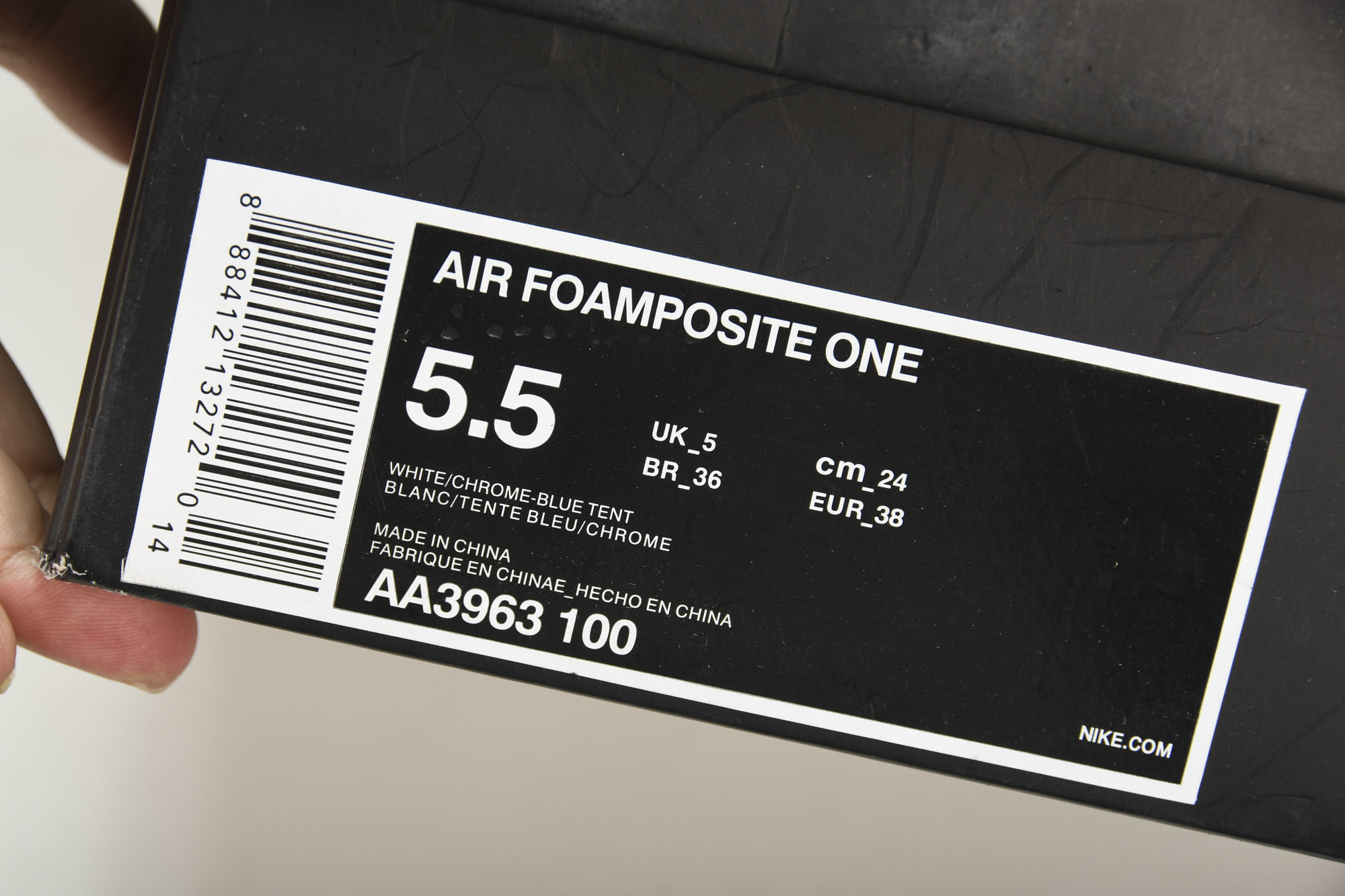 NK Air Foamposite One WMNS Chrome 白银喷泡 AA3963-10038.
