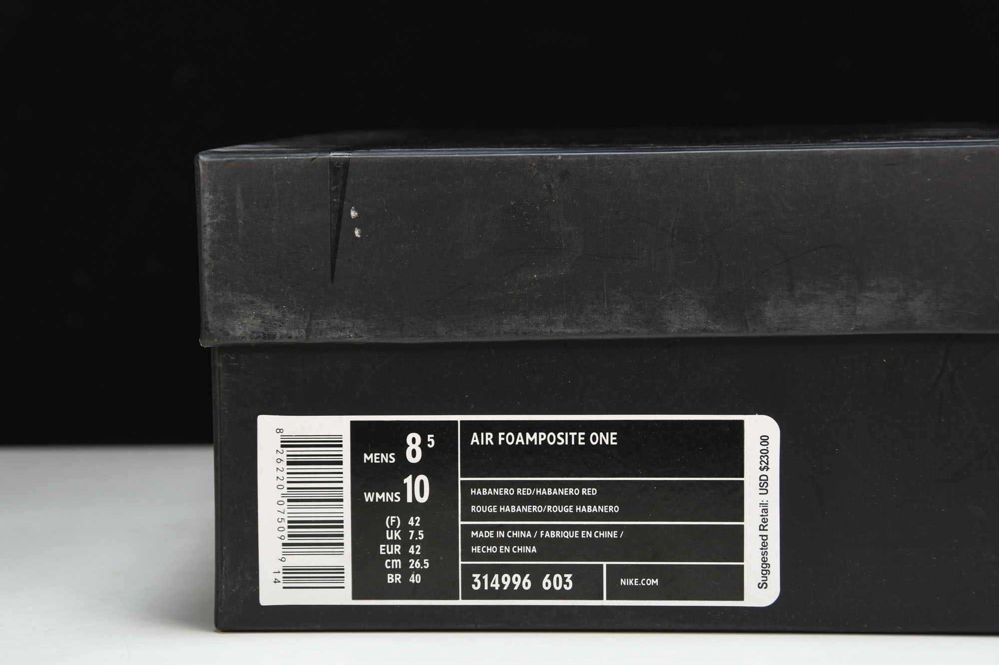 NK Air Foamposite One 橘红喷 橙喷 辣椒喷-60338.5 39 41 42 42