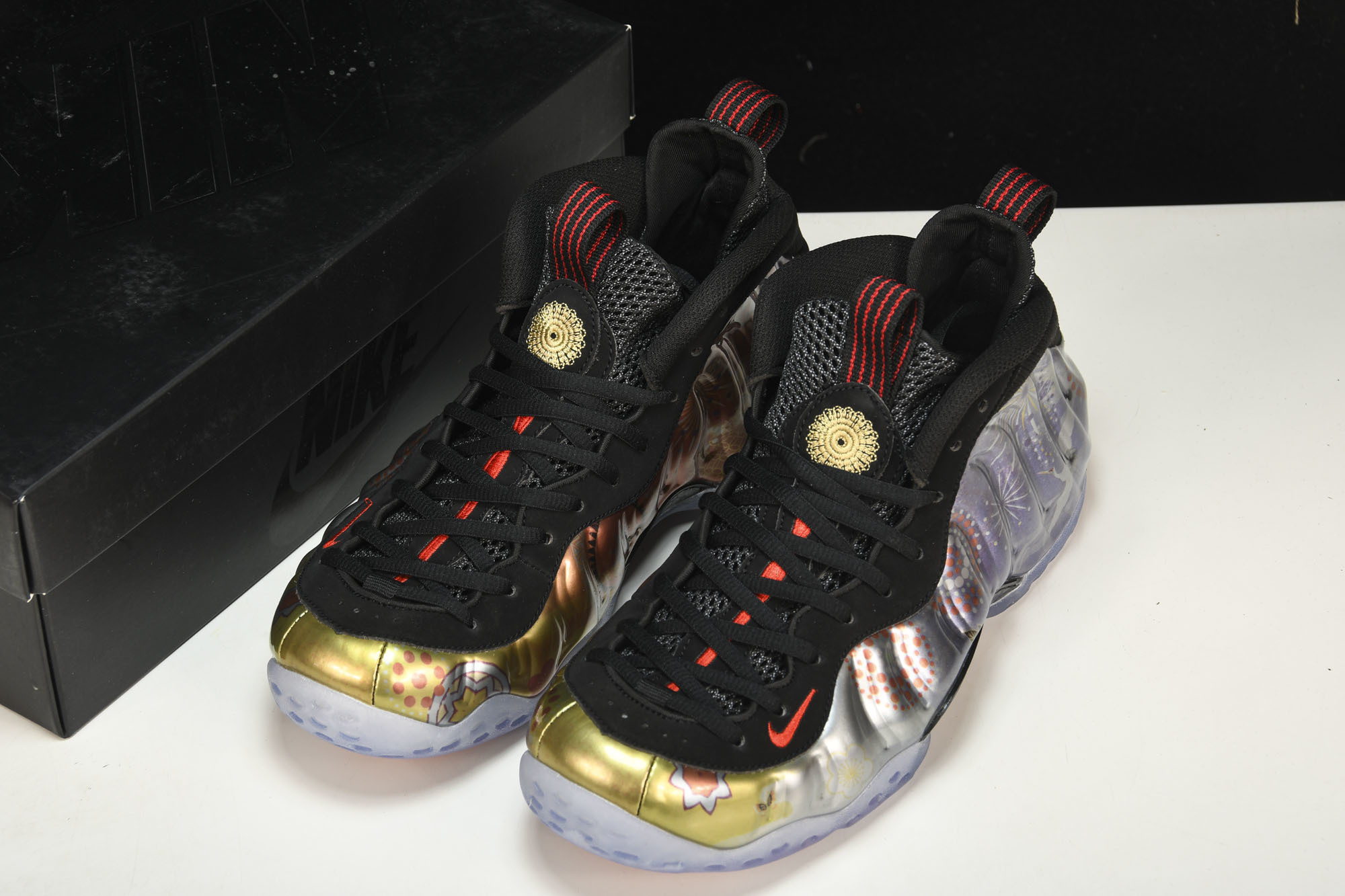 NK Air foamposite one 烟花喷 中国年喷泡 AO7541-00638.5 39 41