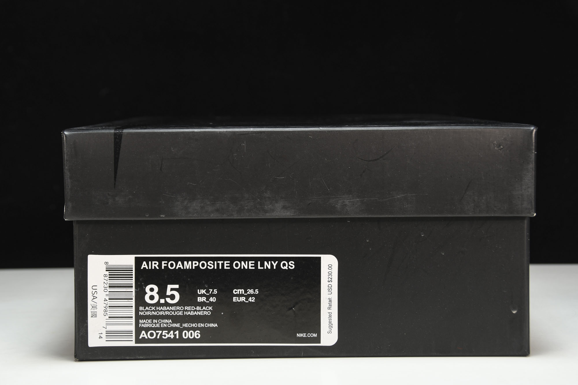 NK Air foamposite one 烟花喷 中国年喷泡 AO7541-00638.5 39 41