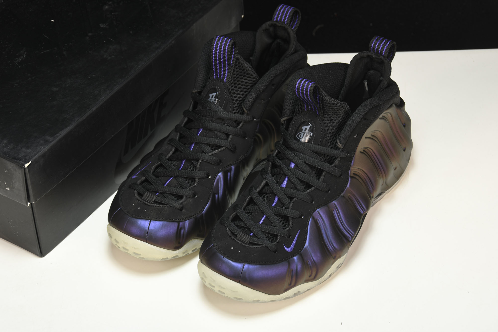NK Air Foamposite One 茄子喷 紫喷 -00838.5 39 41 42 42.5 