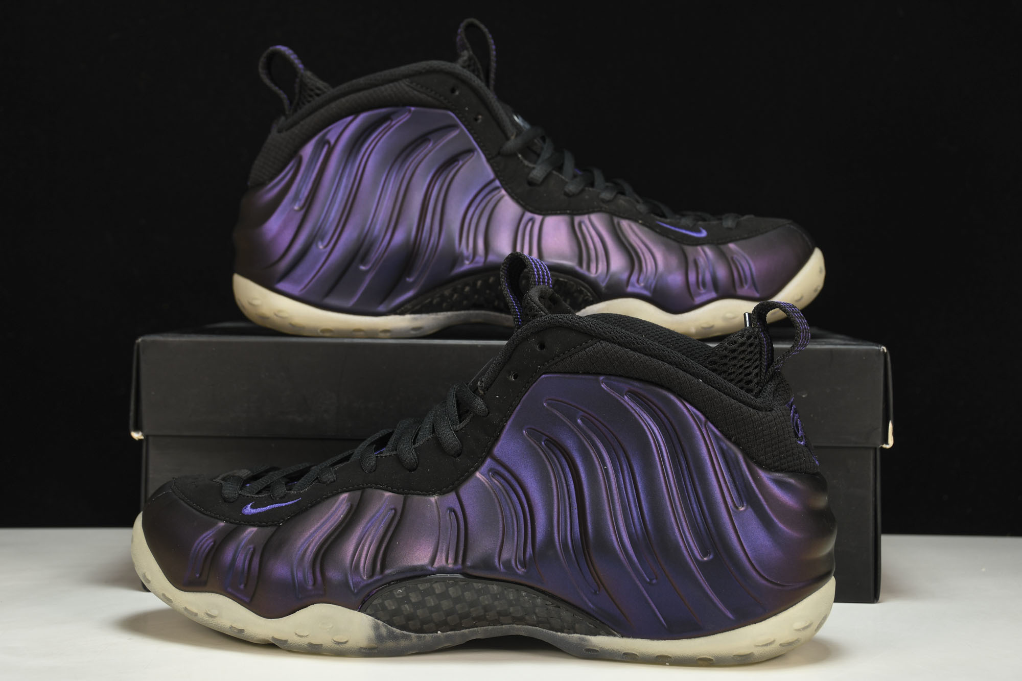 NK Air Foamposite One 茄子喷 紫喷 -00838.5 39 41 42 42.5 