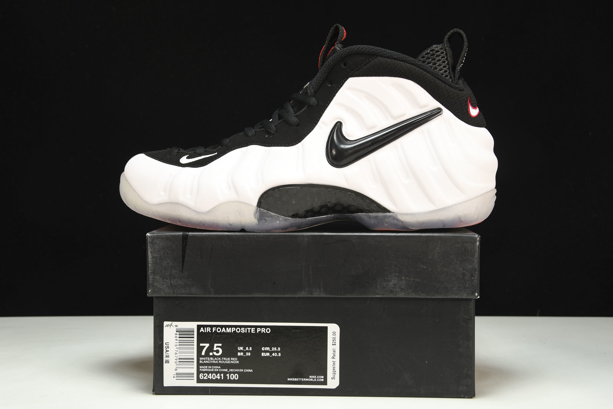 耐克NK Air Foamposite One aj珍珠泡奶泡白喷 -10038.5 39 41 42 