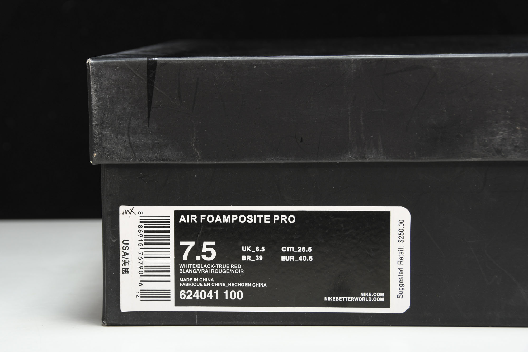 耐克NK Air Foamposite One aj珍珠泡奶泡白喷 -10038.5 39 41 42 