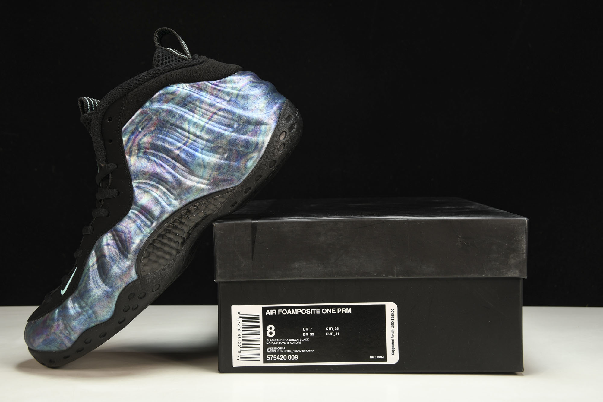 NK Air Foamposite One 炫彩 鲍鱼喷 -00938.5 39 41 42 42.5 