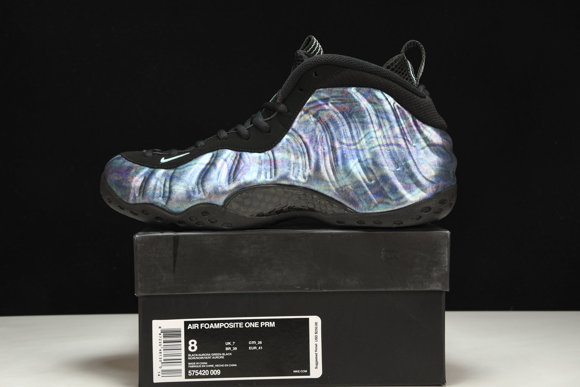 NK Air Foamposite One 炫彩 鲍鱼喷 -00938.5 39 41 42 42.5 