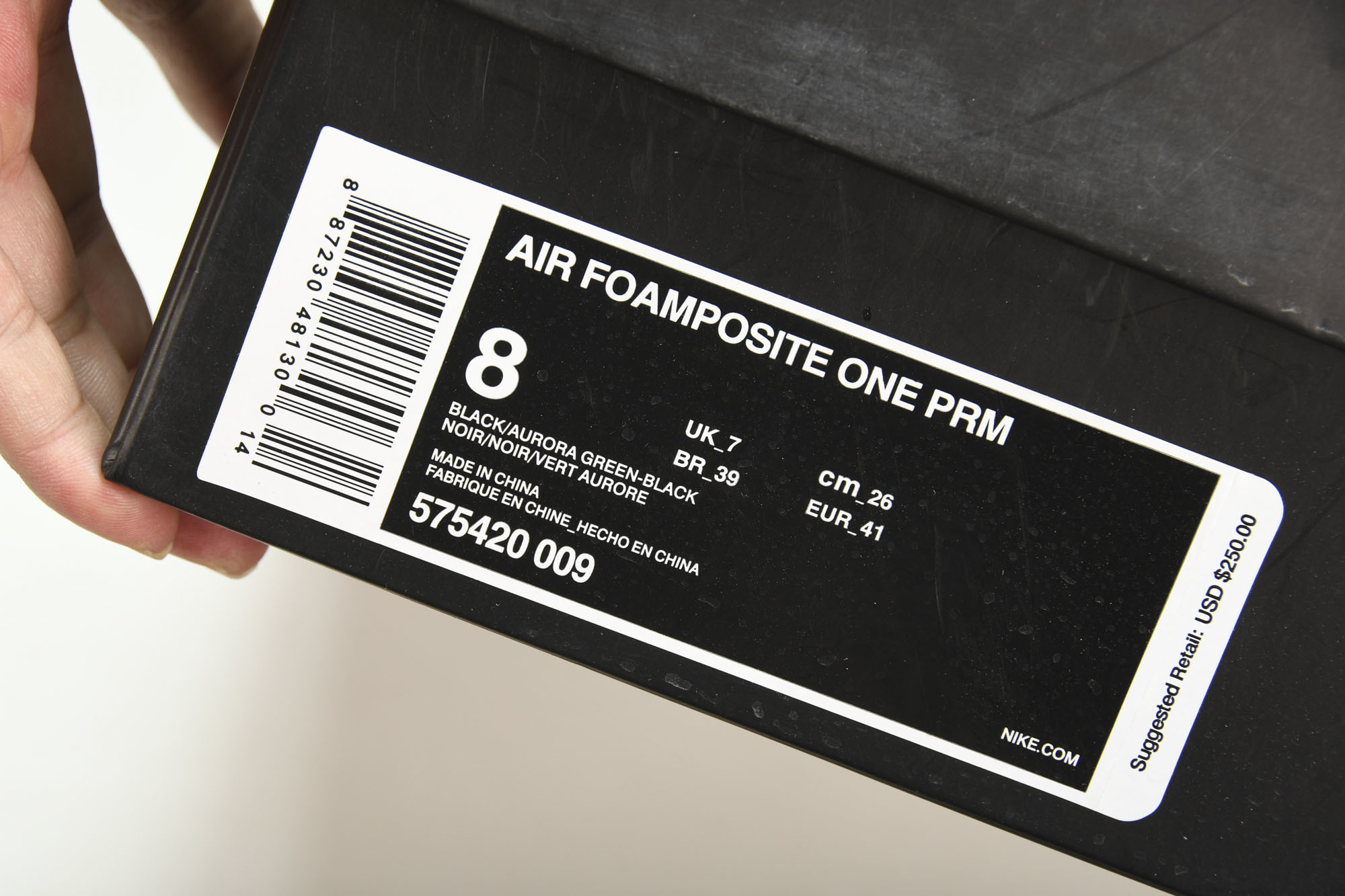 NK Air Foamposite One 炫彩 鲍鱼喷 -00938.5 39 41 42 42.5 