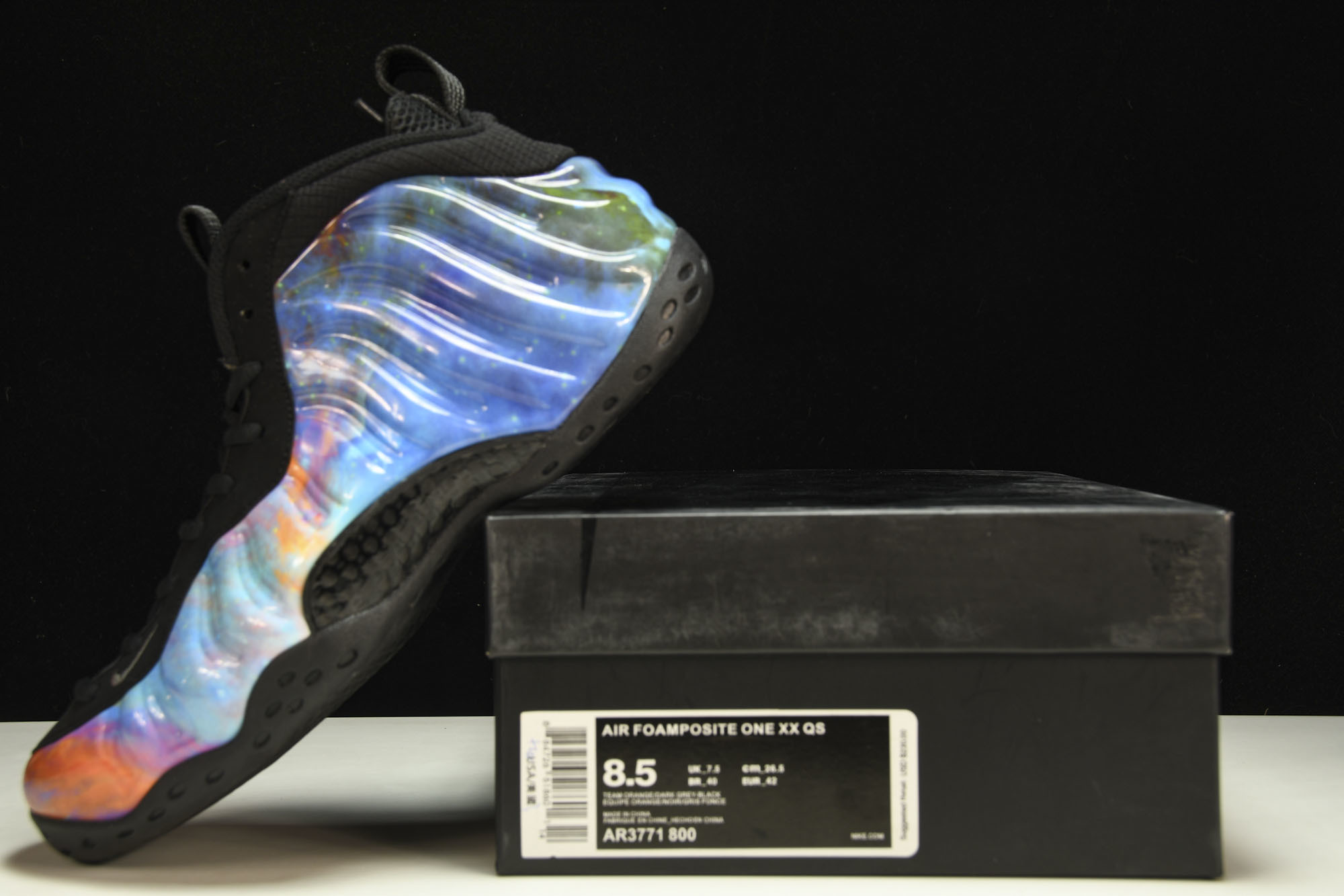 NK Air Foamposite One 银河喷2.0 星云喷 AR3771-80038.5 39 4