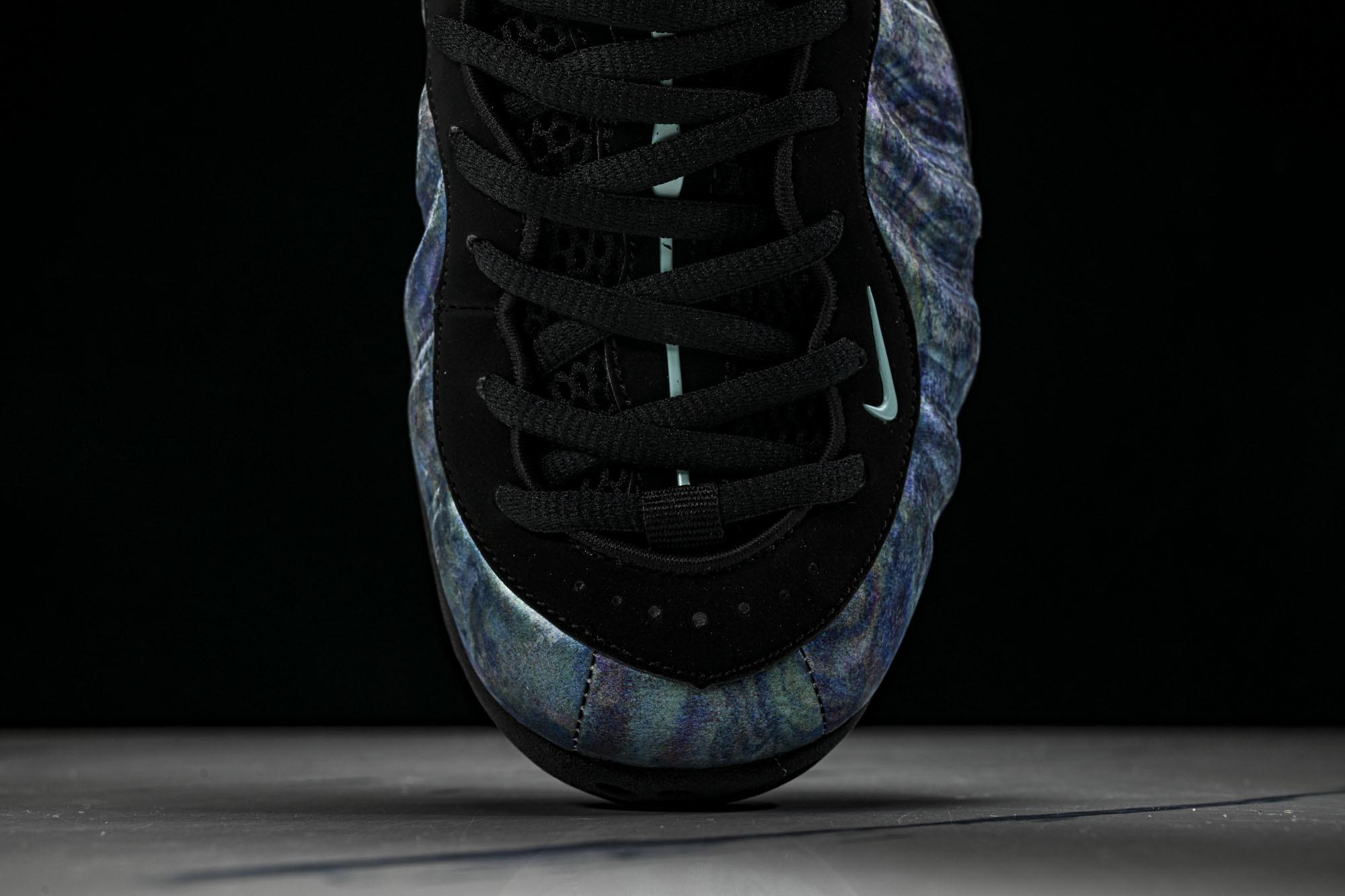 NK 耐克 AIR FOAMPOSITE ONE PRM 男士减震支撑中帮运动复古篮球鞋 009产品品控