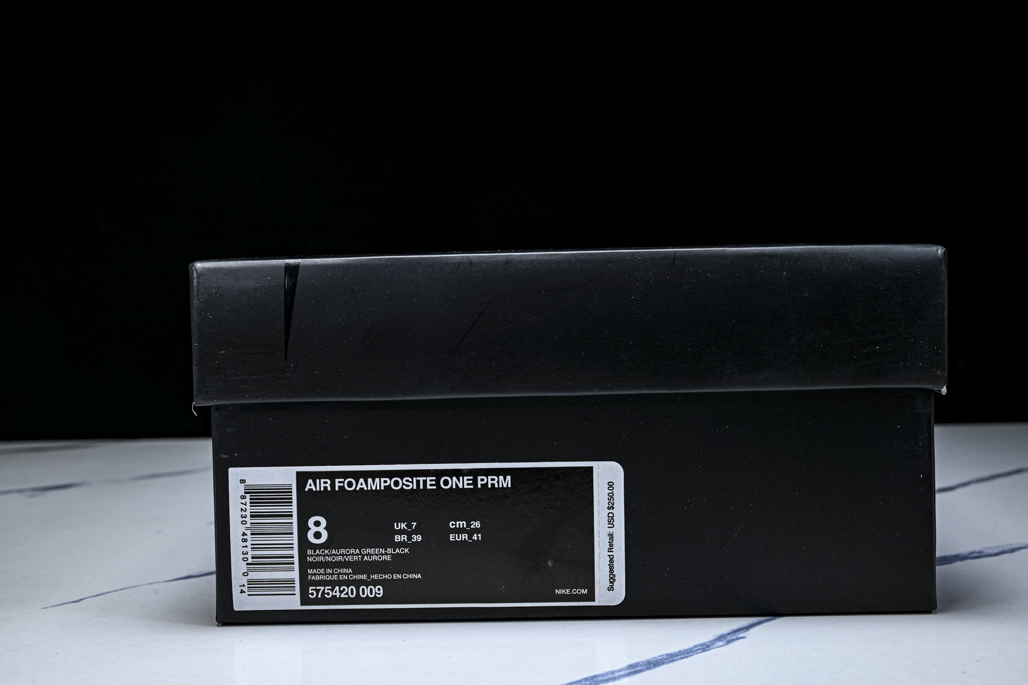 NK 耐克 AIR FOAMPOSITE ONE PRM 男士减震支撑中帮运动复古篮球鞋 009产品品控