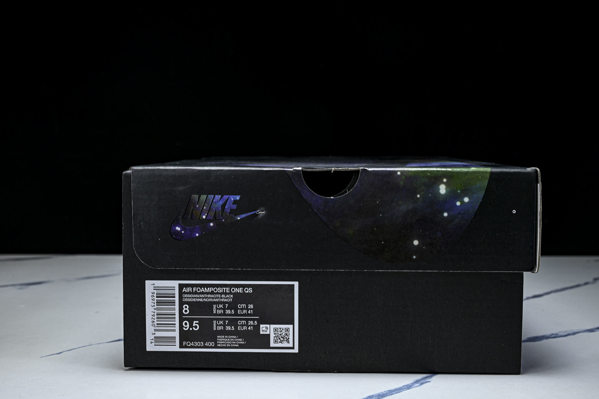 NK 耐克 AIR FOAMPOSITE ONE QS 男士减震支撑中帮运动复古篮球鞋FQ4303 40