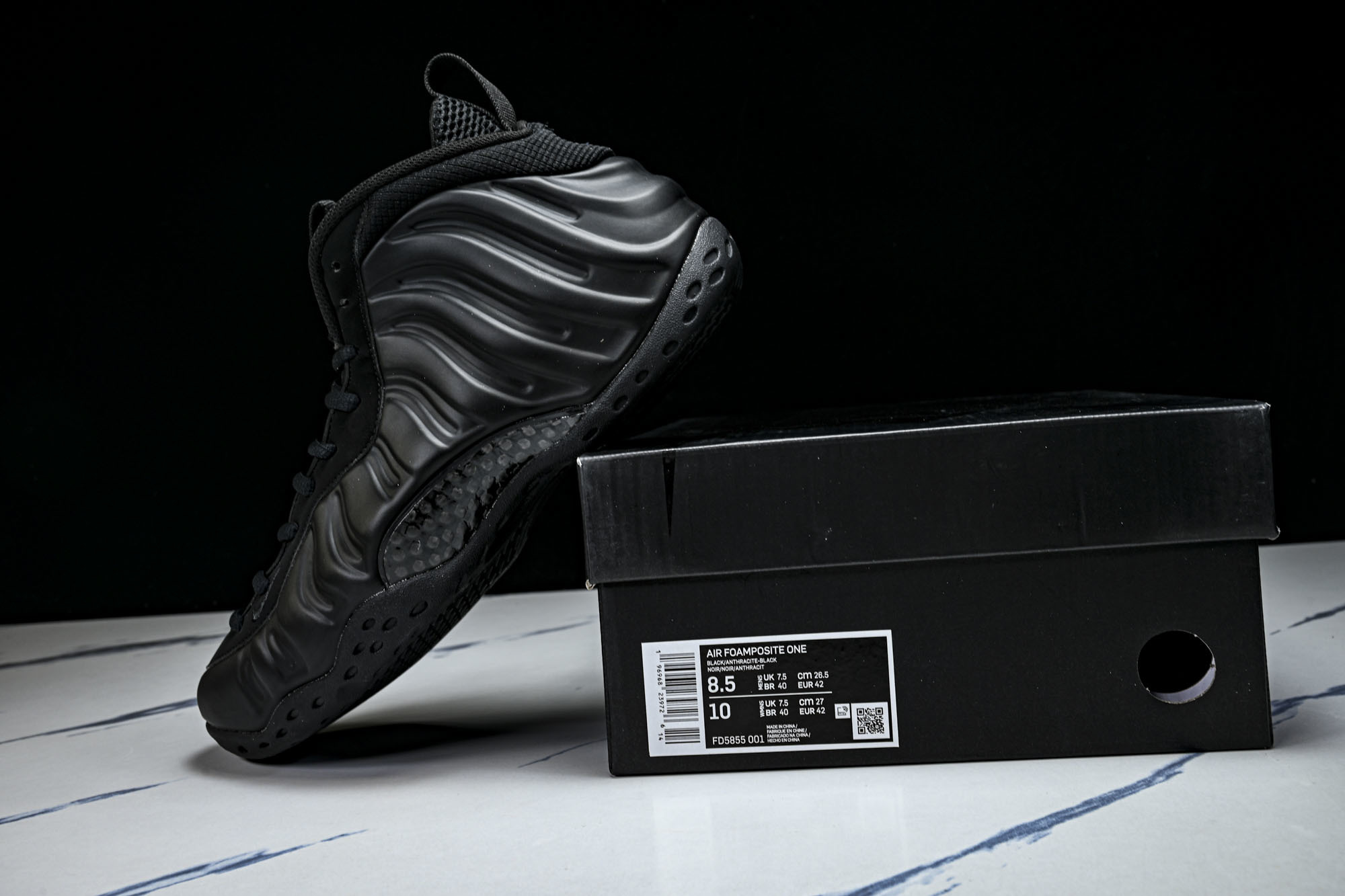 NK 耐克 AIR FOAMPOSITE ONE 男士减震支撑中帮运动复古篮球鞋FD5855 001产品