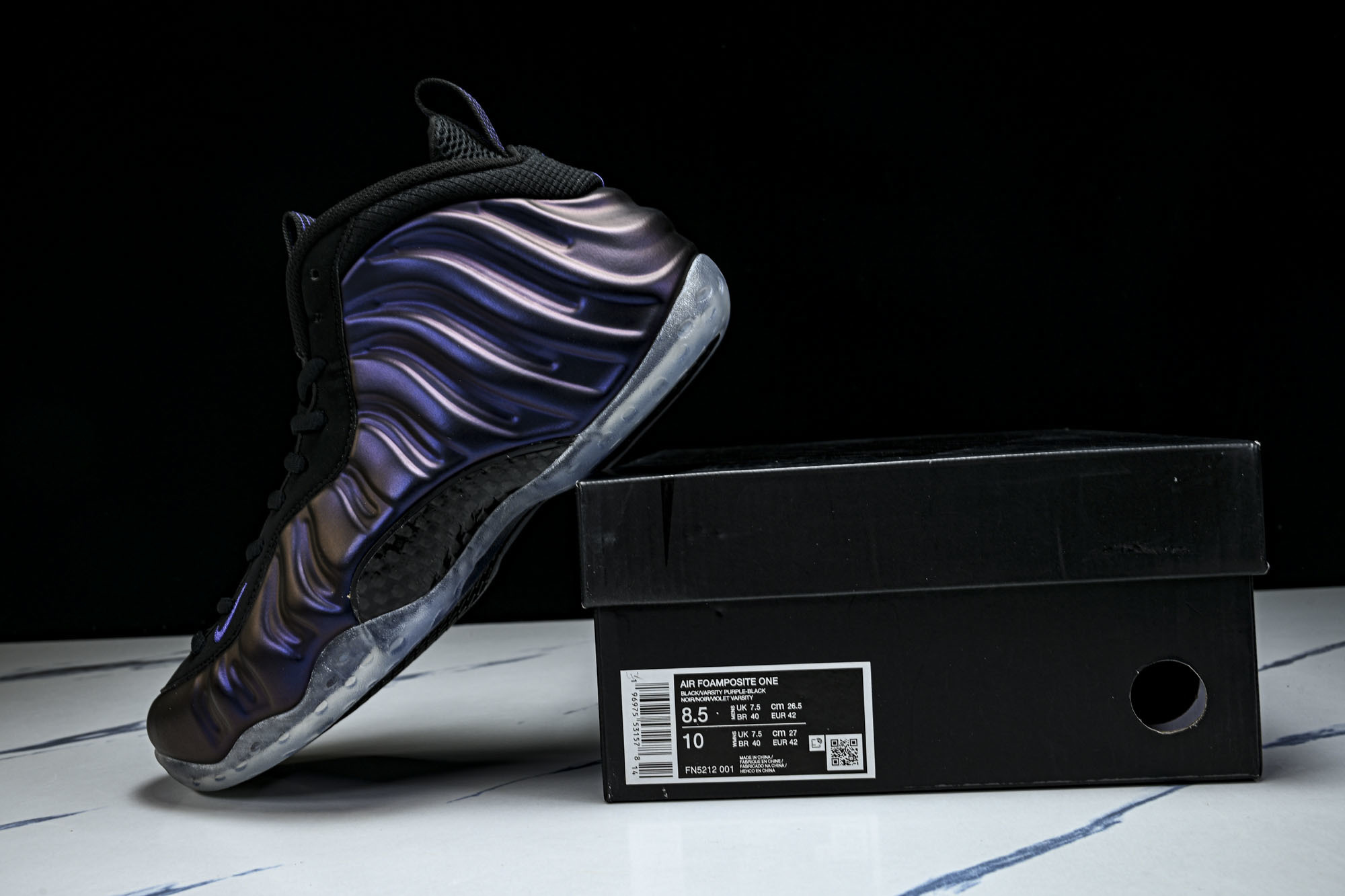 NK 耐克 AIR FOAMPOSITE ONE 男士减震支撑中帮运动复古篮球鞋FN5212 001产品