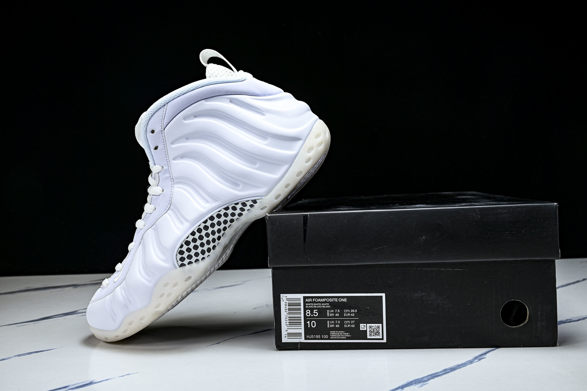 NK 耐克 AIR FOAMPOSITE ONE 男士减震支撑中帮运动复古篮球鞋HJ5195 100产品