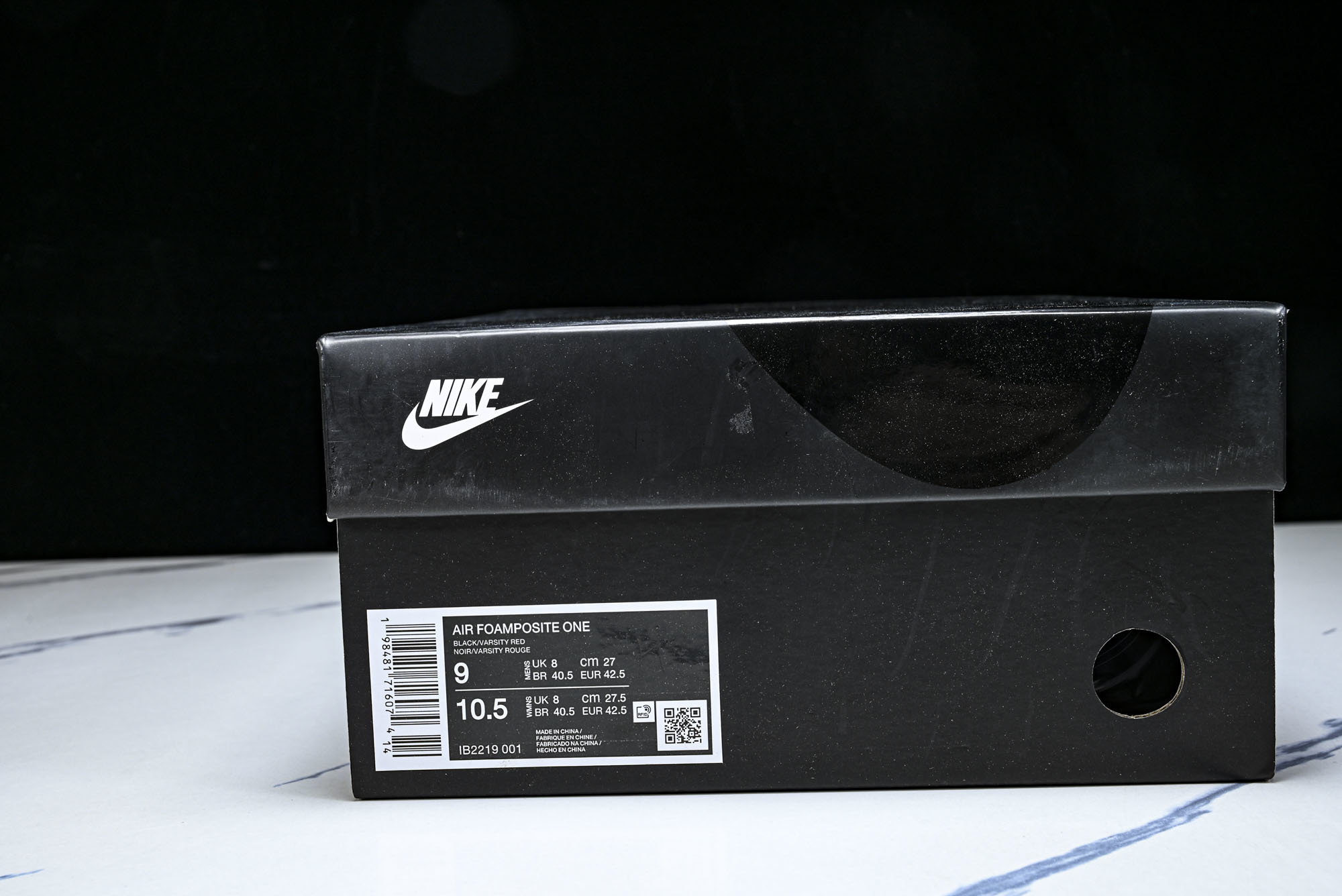 NK Air Foamposite One “Cough Drop” 2025 黑红喷 IB2219-0