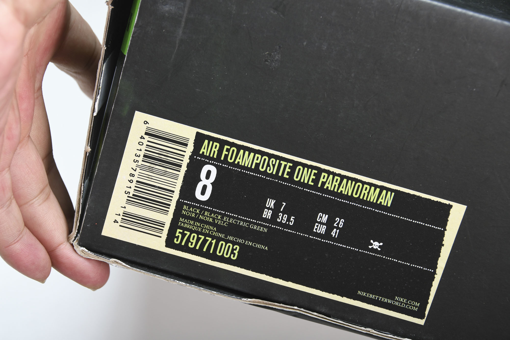 NK Air Foamposite One Paranoman 通灵男孩喷 -00338.5 39 41