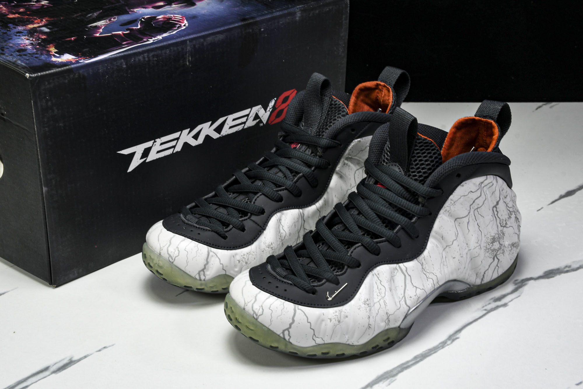 NK Air Foamposite One Big Bang 钱掌喷泡 白灰黑 HF6367 00140