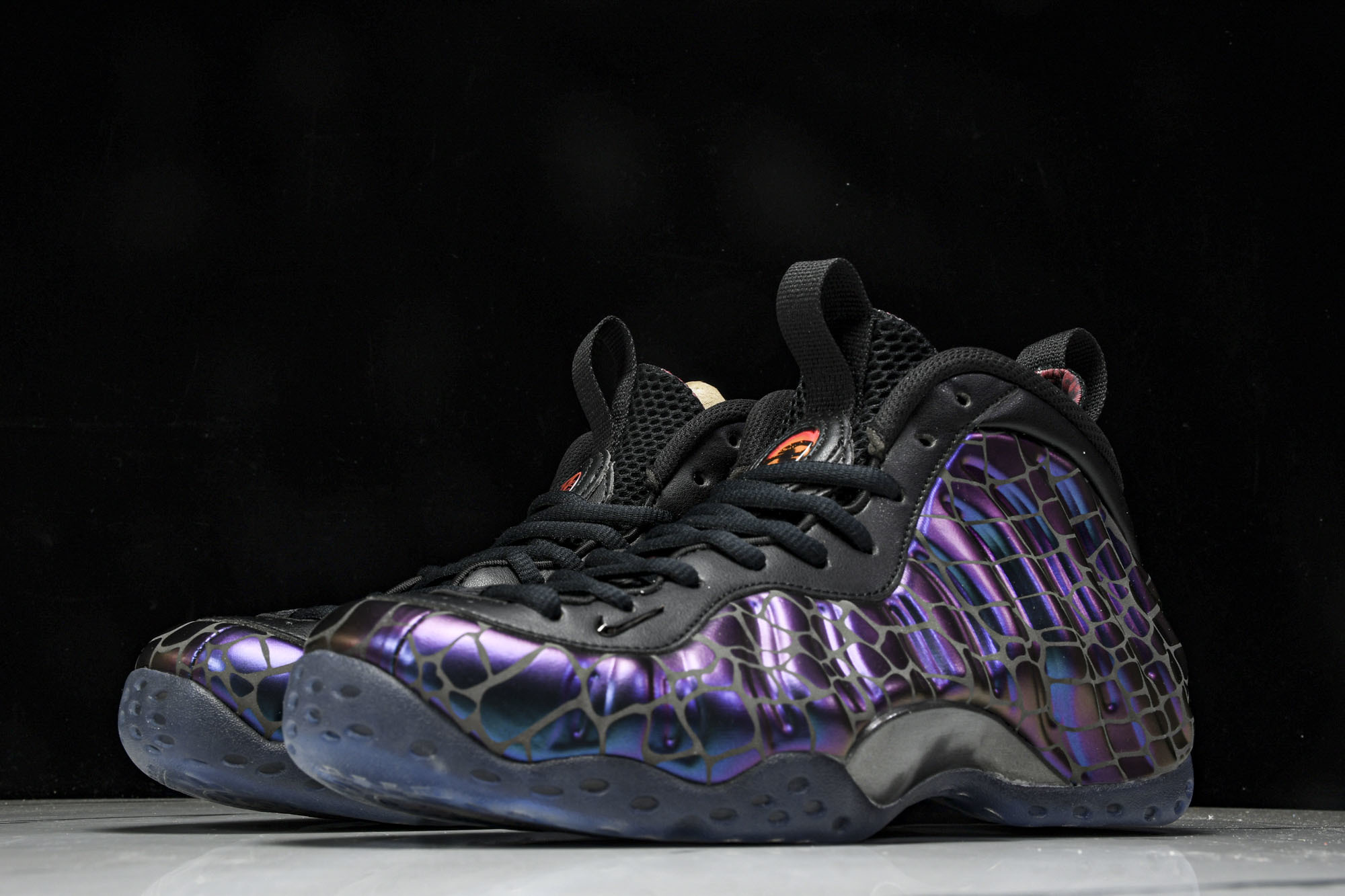 NK Air Foamposite One Big Bang 钱掌喷泡 黑蓝色 FQ9050 40040