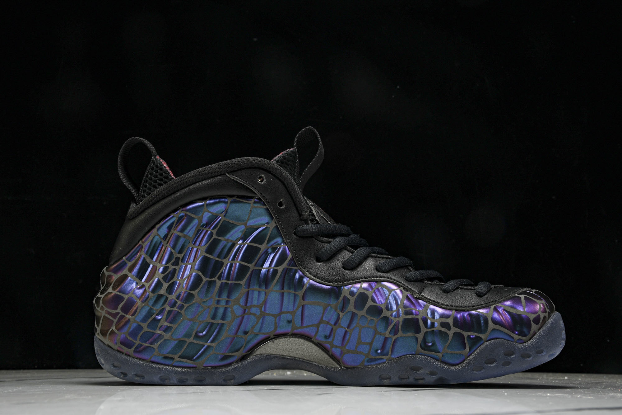 NK Air Foamposite One Big Bang 钱掌喷泡 黑蓝色 FQ9050 40040