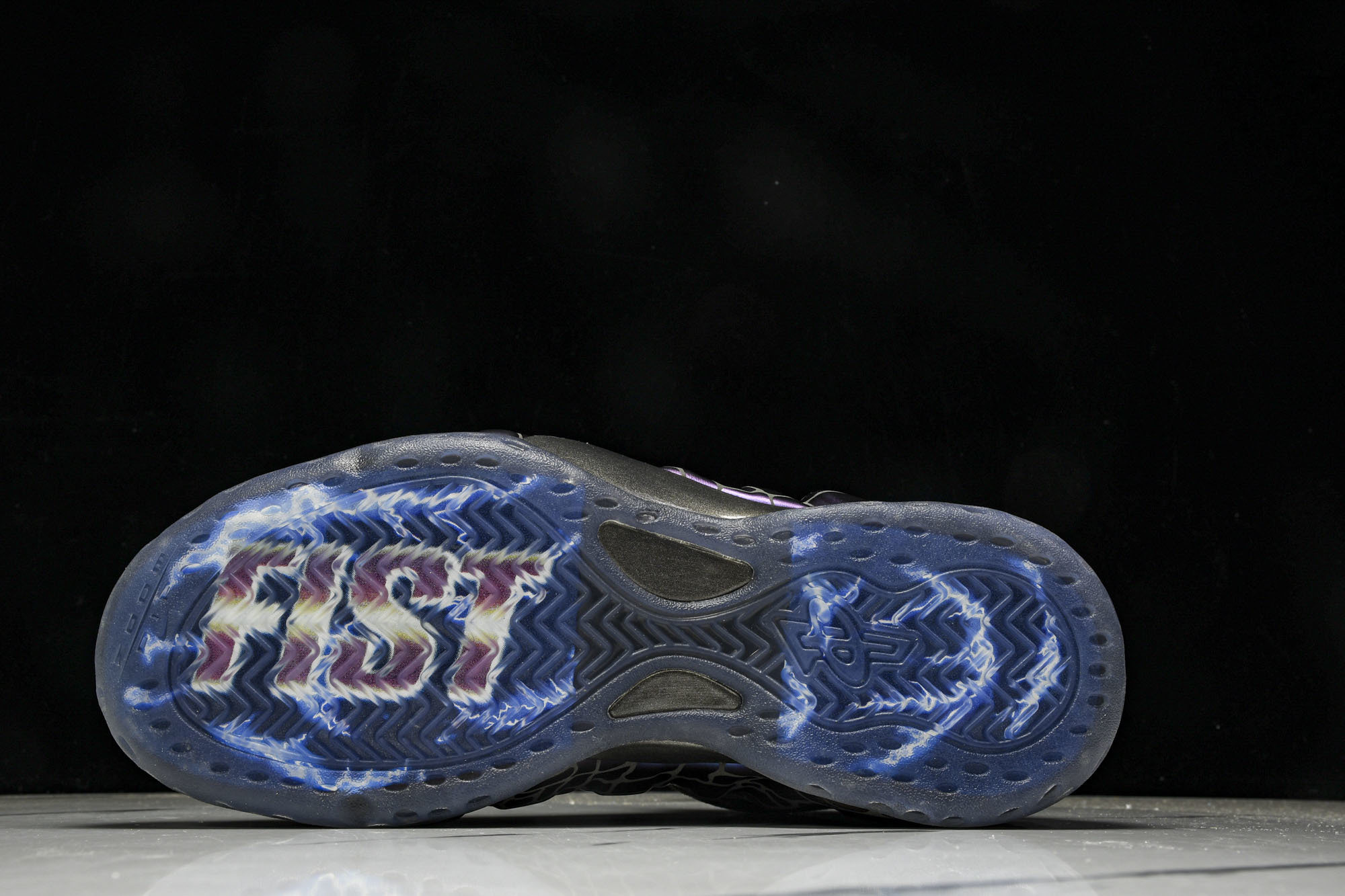 NK Air Foamposite One Big Bang 钱掌喷泡 黑蓝色 FQ9050 40040