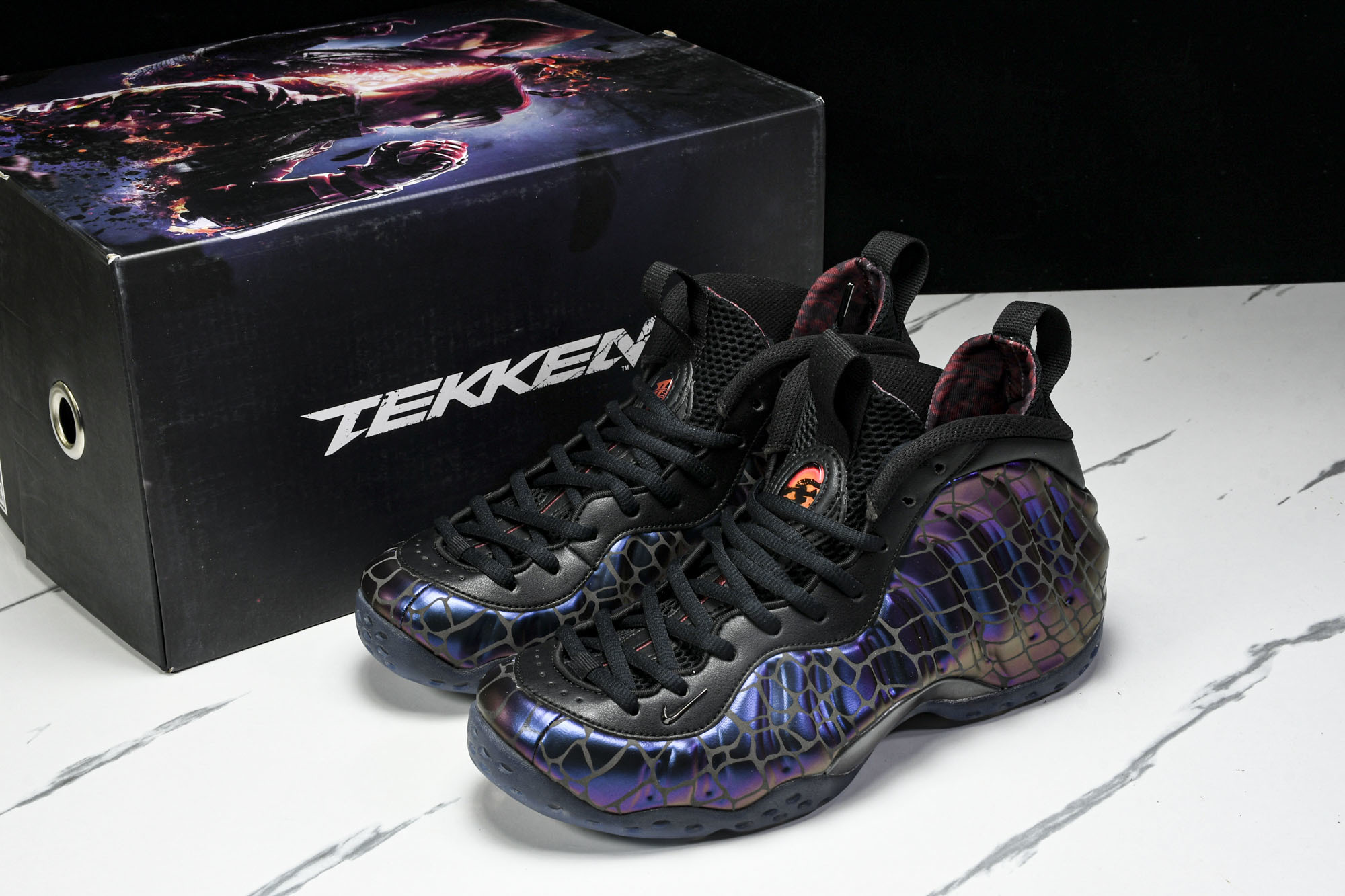 NK Air Foamposite One Big Bang 钱掌喷泡 黑蓝色 FQ9050 40040