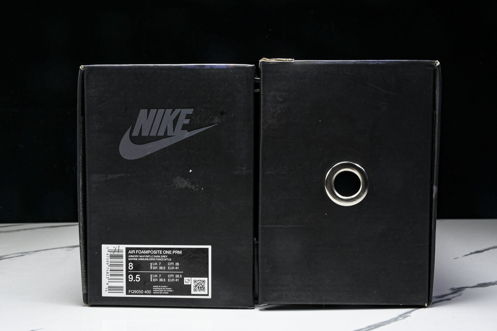 NK Air Foamposite One Big Bang 钱掌喷泡 黑蓝色 FQ9050 40040