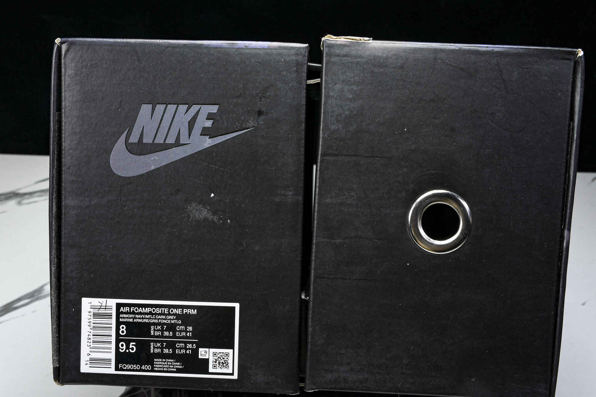 NK Air Foamposite One Big Bang 钱掌喷泡 黑蓝色 FQ9050 40040