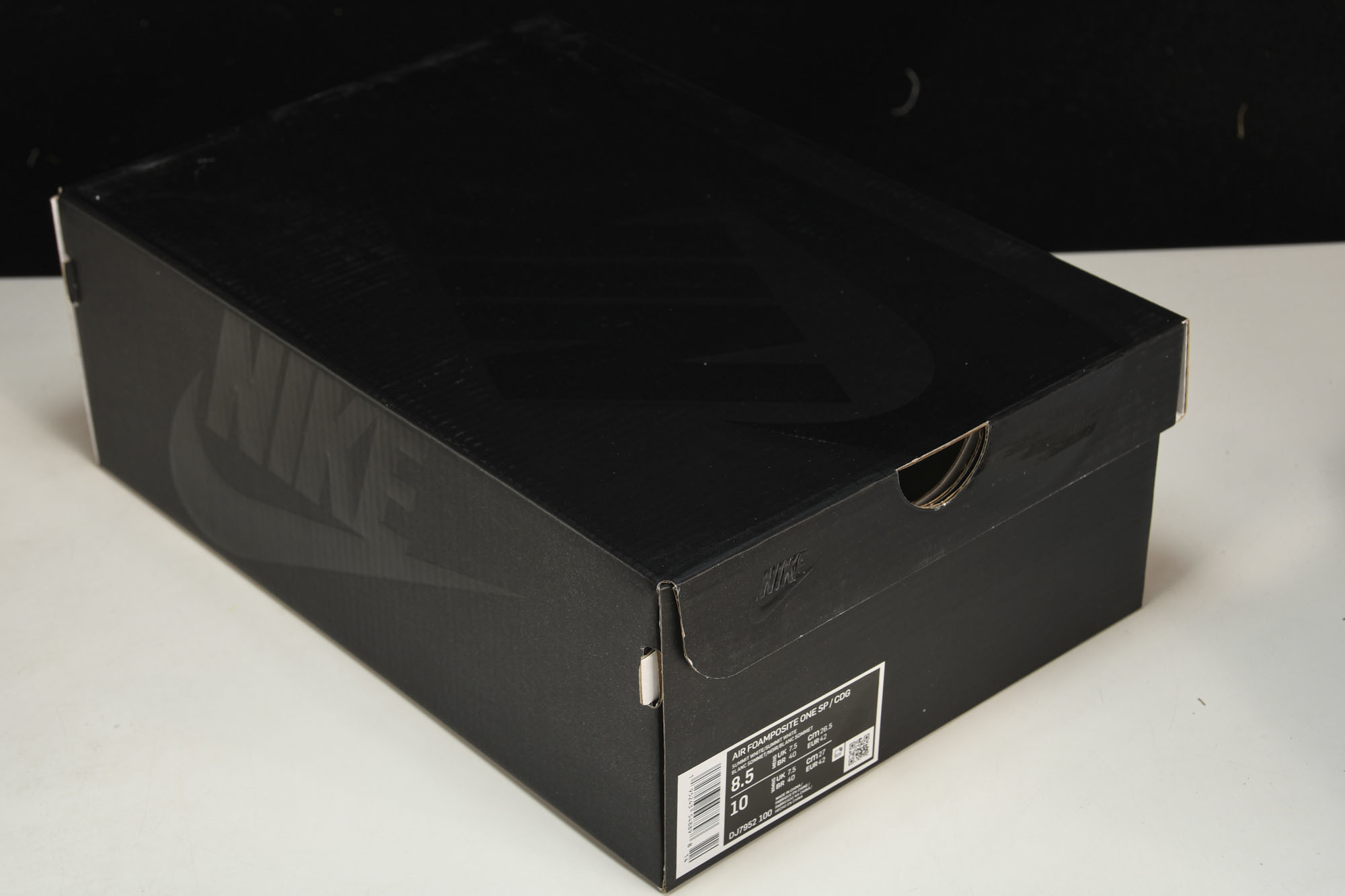 NK Air Foamposite One CDG联名 白色喷 DJ7952-10038.5 39 41