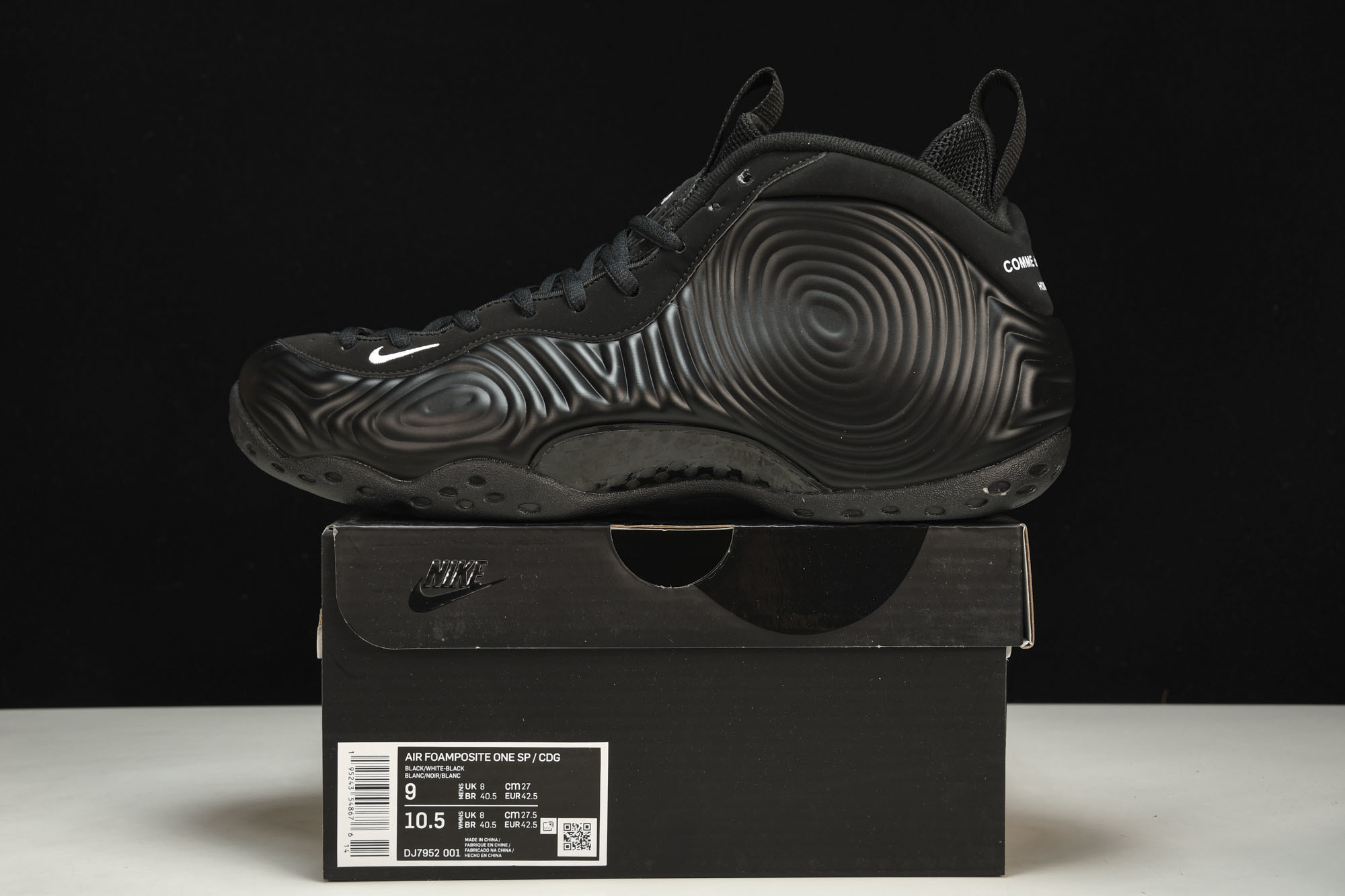 NK Air Foamposite One CDG联名 蚊香喷 DJ7952-00138.5 39 41