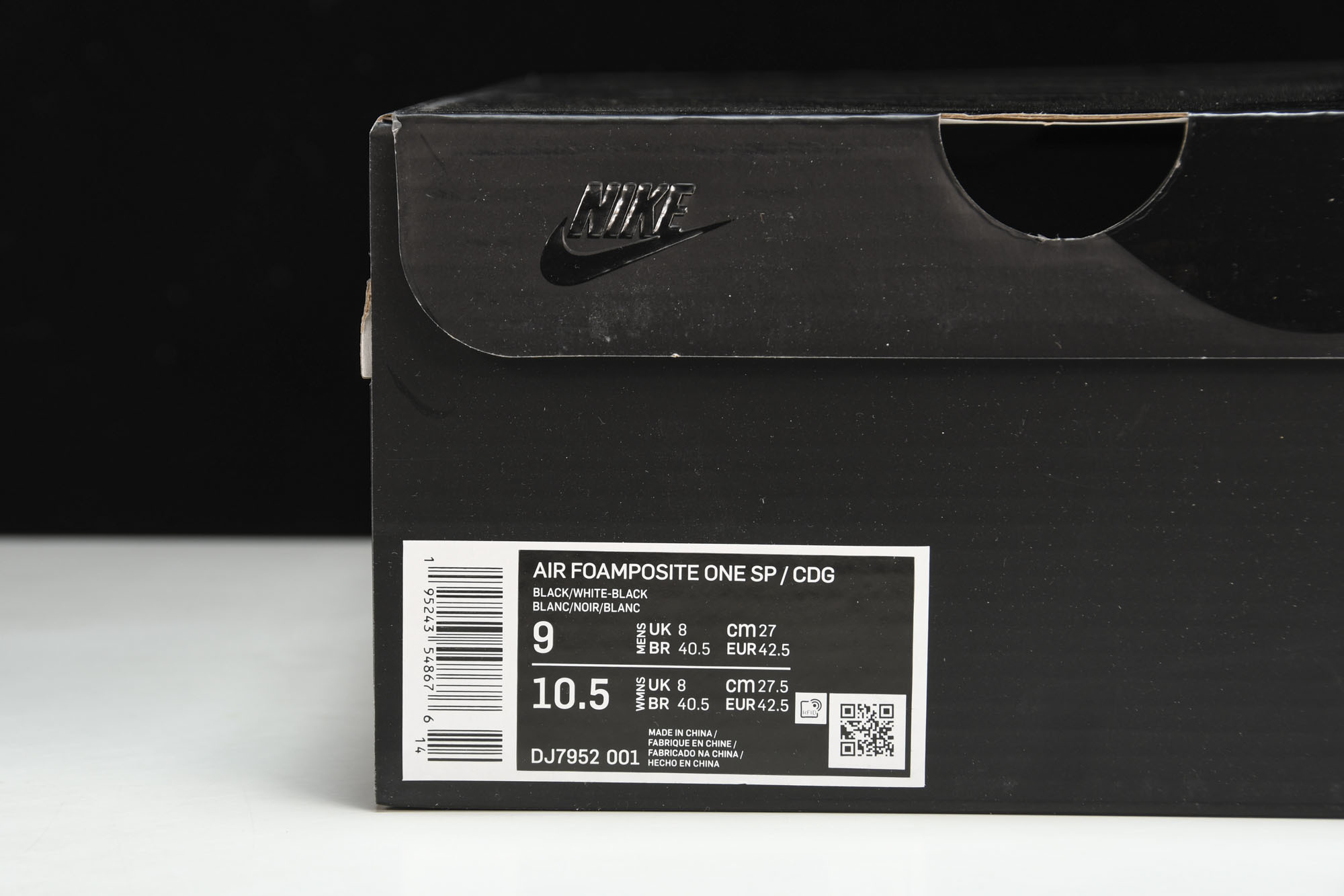 NK Air Foamposite One CDG联名 蚊香喷 DJ7952-00138.5 39 41