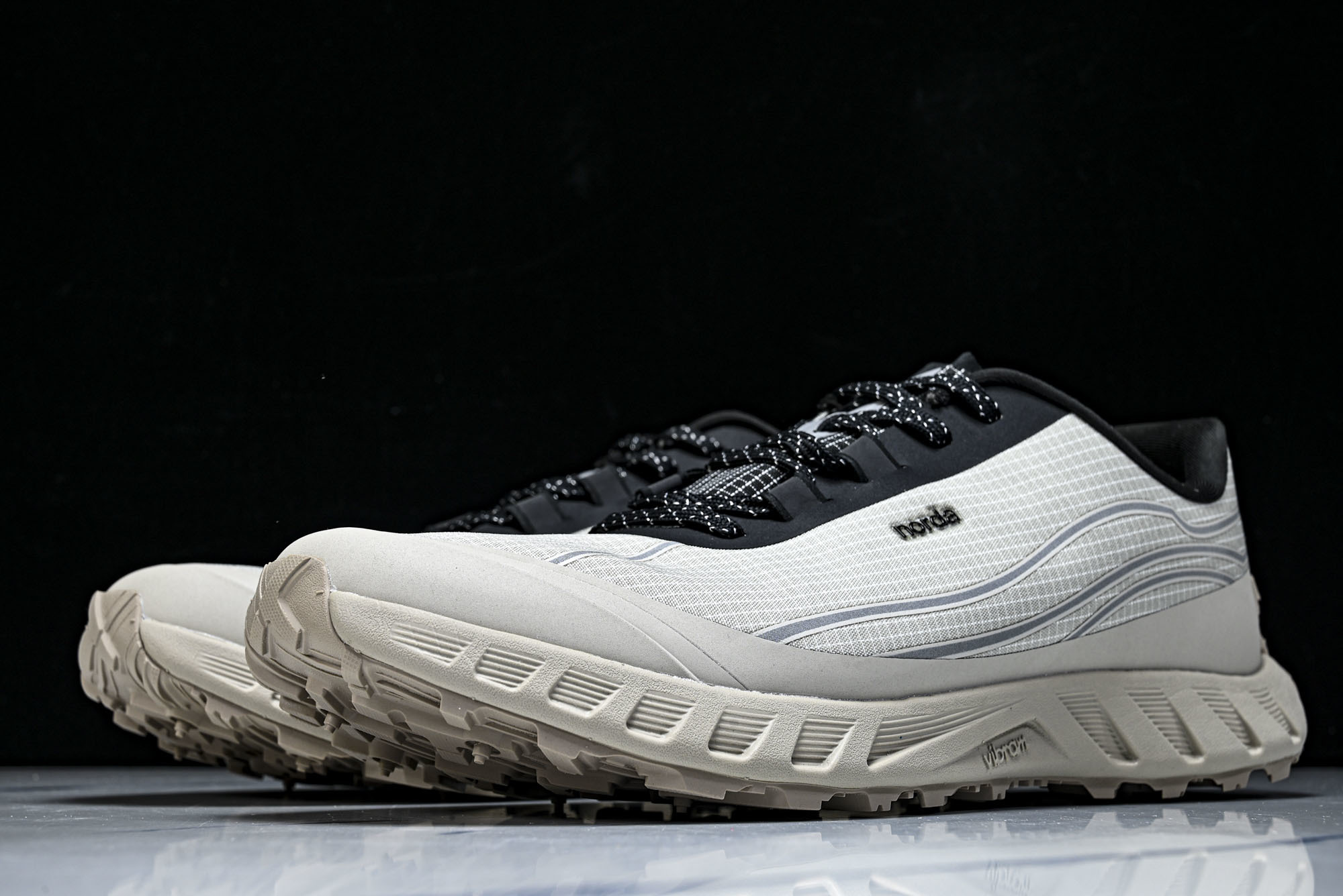 诺达 NORDA 001 Sneaker0111 低帮越野跑鞋男鞋雪山白Dyneema户外登山轻便运动鞋