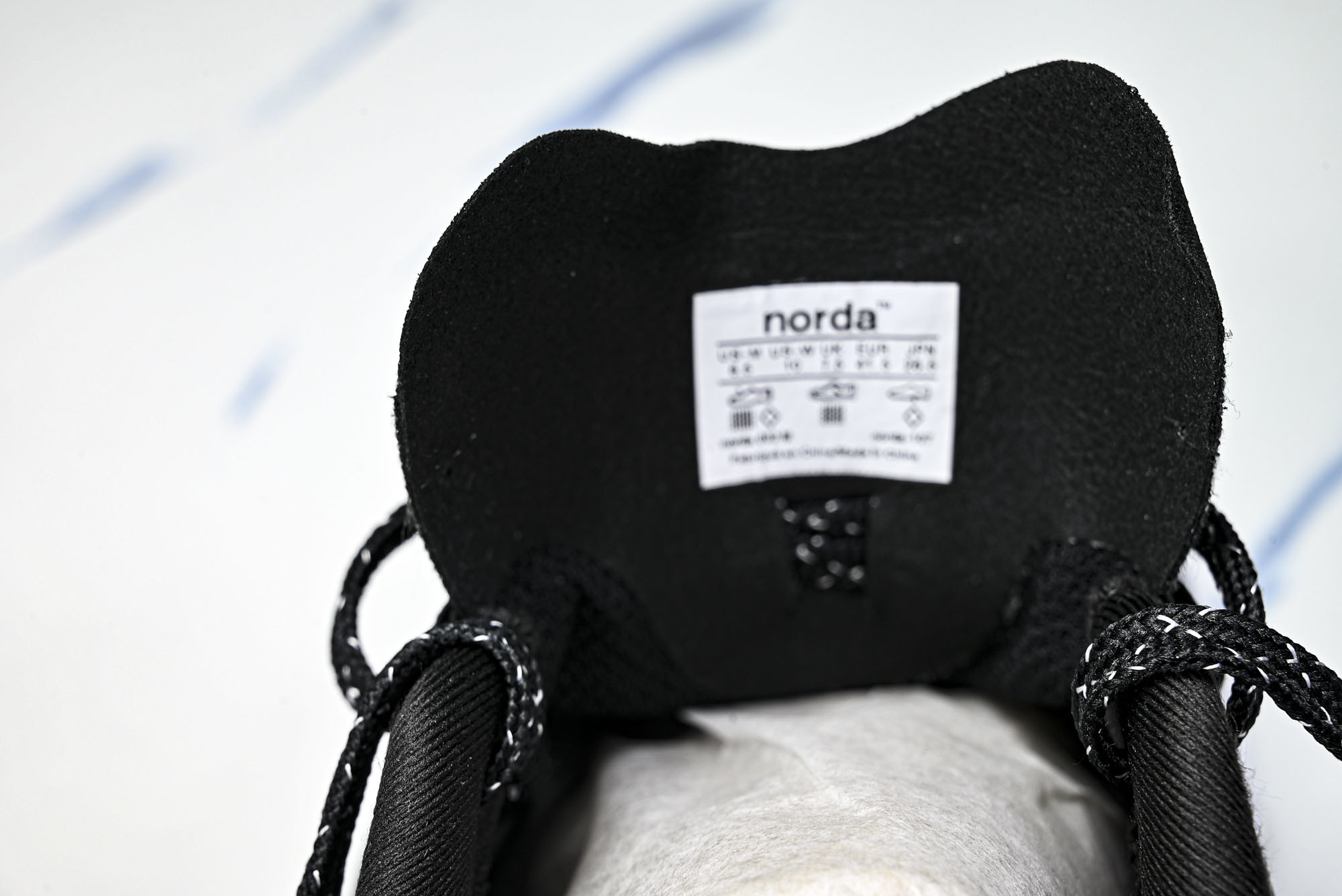 诺达 NORDA 001 Sneaker0111 低帮越野跑鞋男鞋雪山白Dyneema户外登山轻便运动鞋
