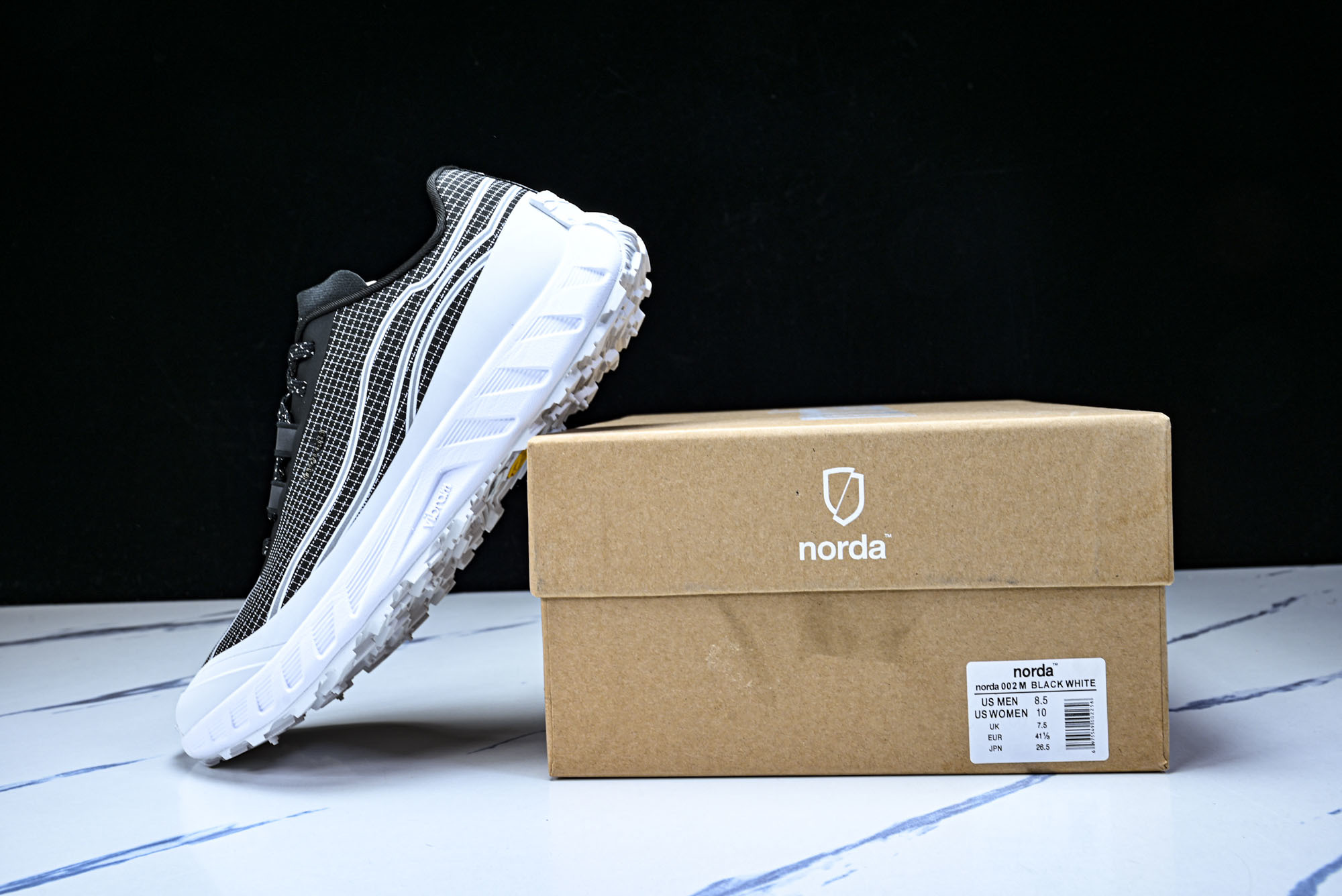 诺达 NORDA 001 Sneaker0111 低帮越野跑鞋男鞋雪山白Dyneema户外登山轻便运动鞋
