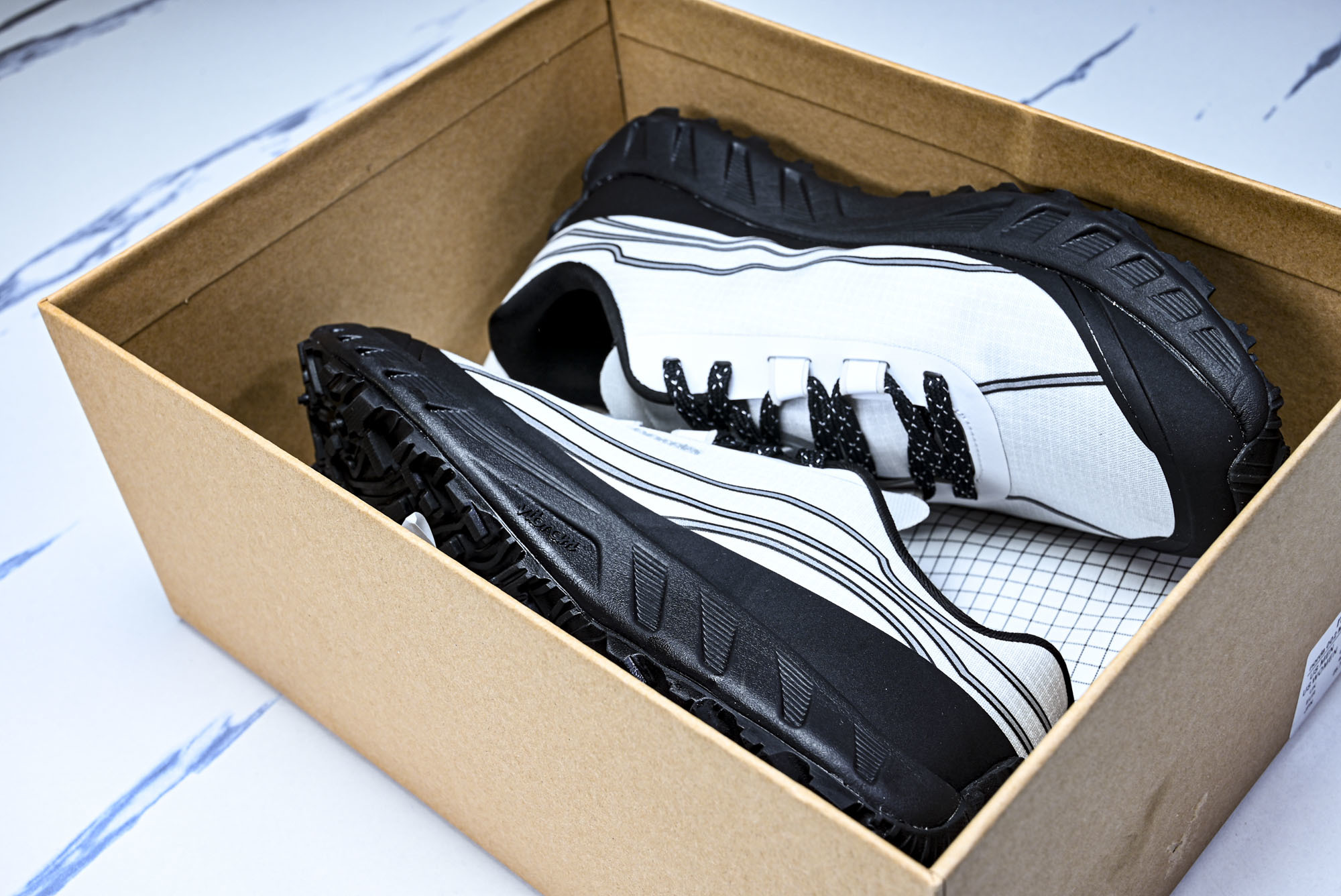 诺达 NORDA 001 Sneaker0111 低帮越野跑鞋男鞋雪山白Dyneema户外登山轻便运动鞋