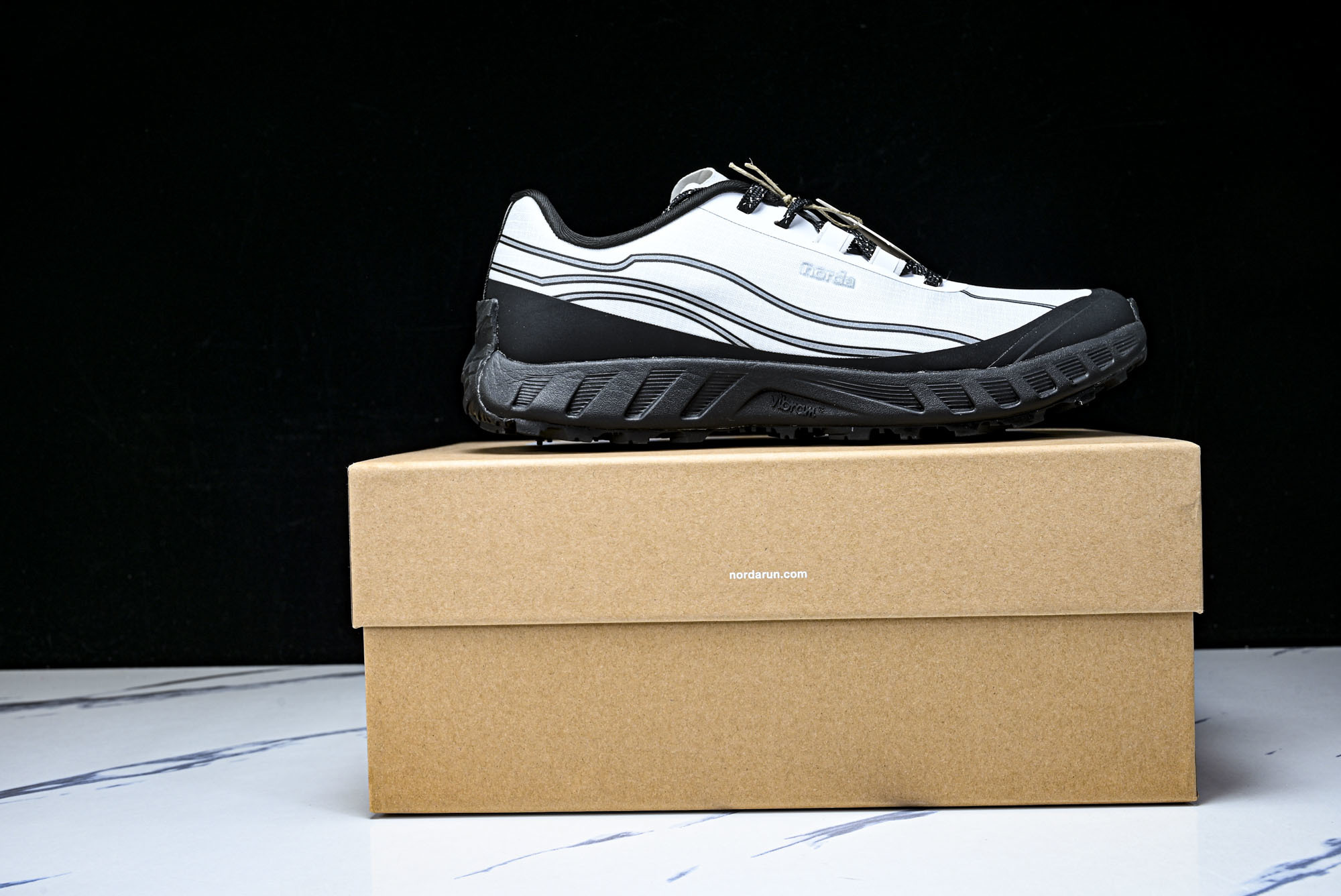 诺达 NORDA 001 Sneaker0111 低帮越野跑鞋男鞋雪山白Dyneema户外登山轻便运动鞋