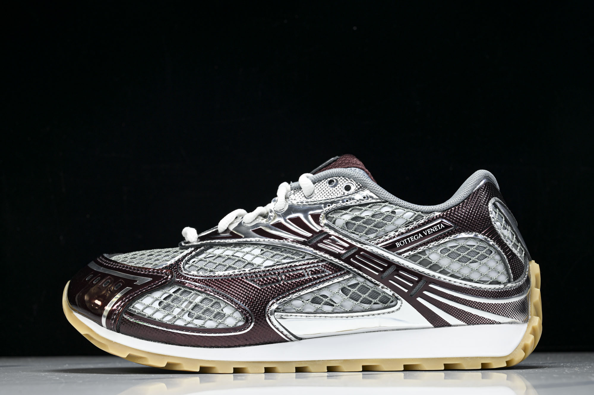 Bottega Veneta 葆蝶家男女士织物系带圆头运动鞋 #YZ00435 36 37.5 38 3