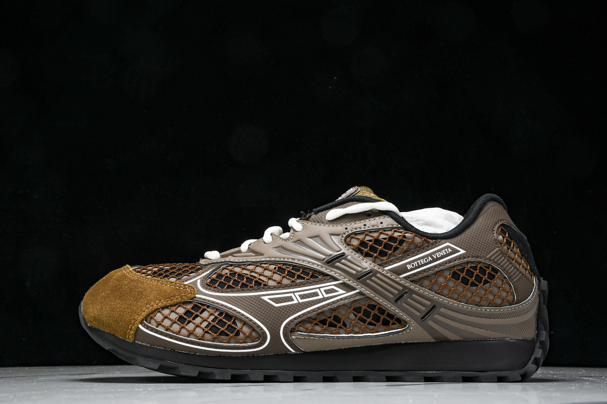 Bottega Veneta 葆蝶家男女士织物系带圆头运动鞋(2) #YZ00435 36 37.5 3