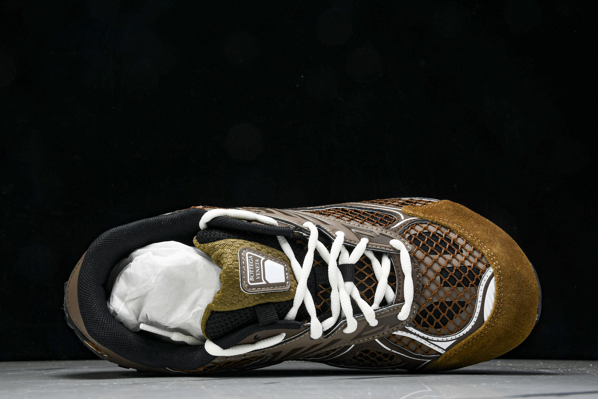 Bottega Veneta 葆蝶家男女士织物系带圆头运动鞋(2) #YZ00435 36 37.5 3