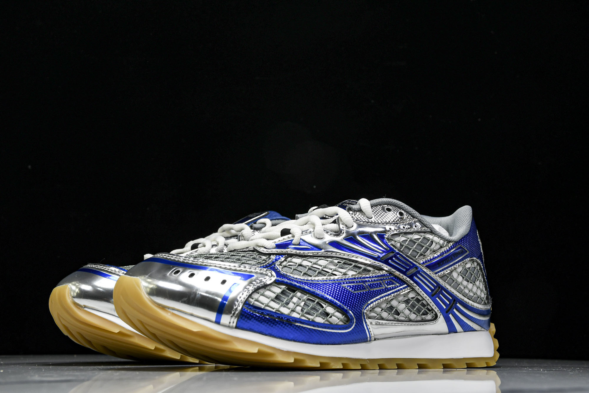 Bottega Veneta 葆蝶家男女士织物系带圆头运动鞋_CM_1(2) #YZ00435 36 3