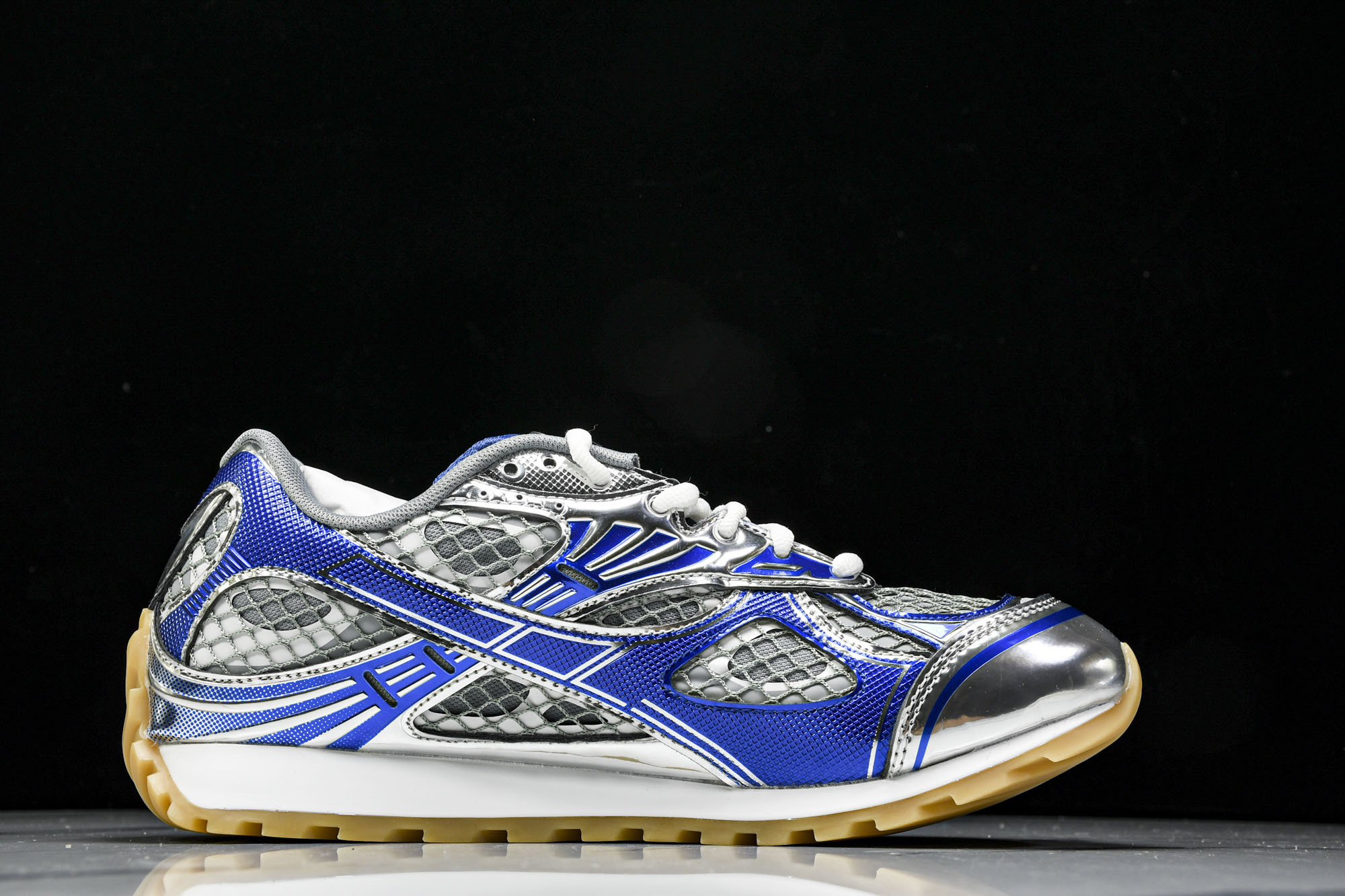 Bottega Veneta 葆蝶家男女士织物系带圆头运动鞋_CM_1(2) #YZ00435 36 3