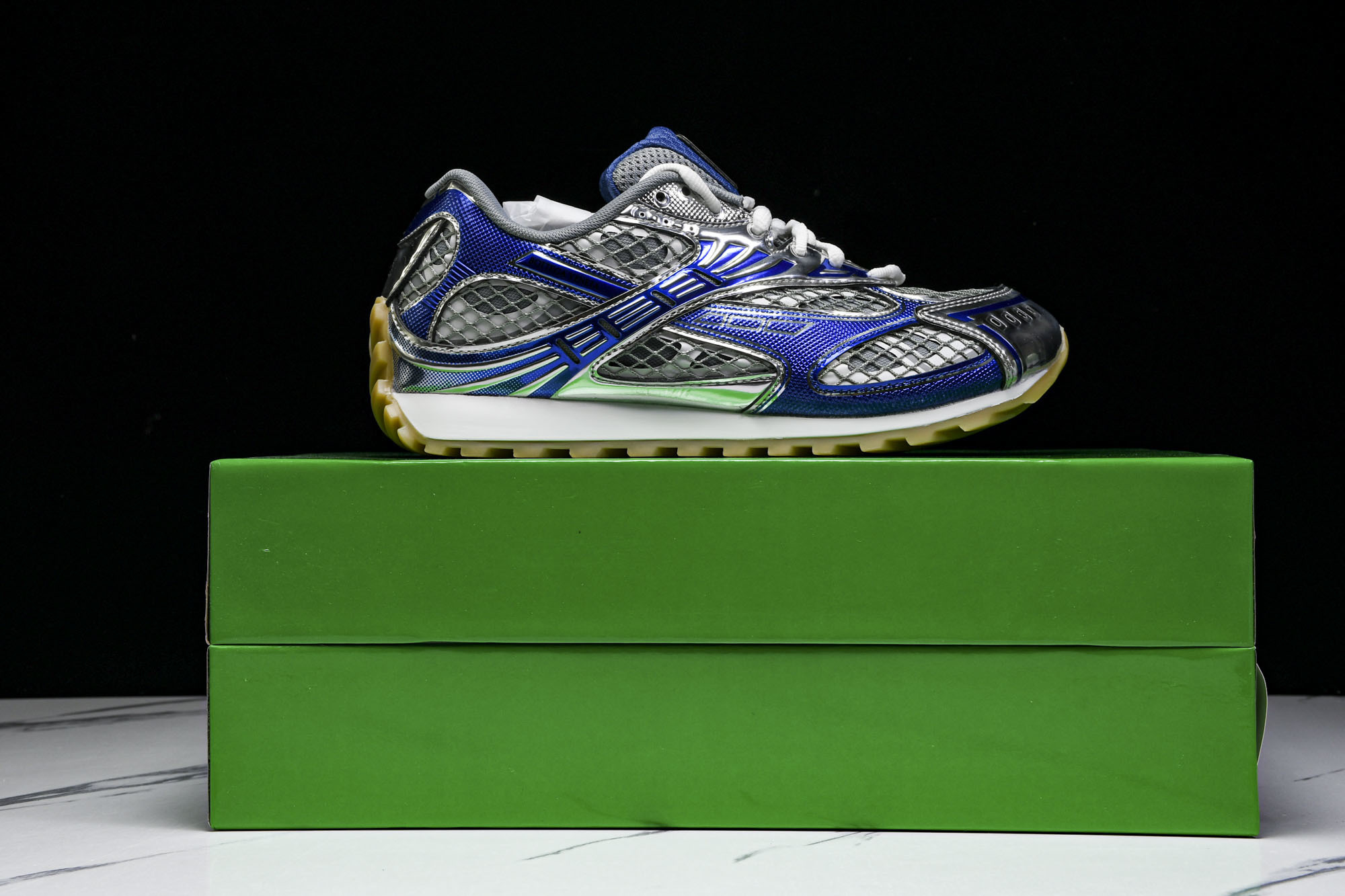 Bottega Veneta 葆蝶家男女士织物系带圆头运动鞋_CM_1(2) #YZ00435 36 3