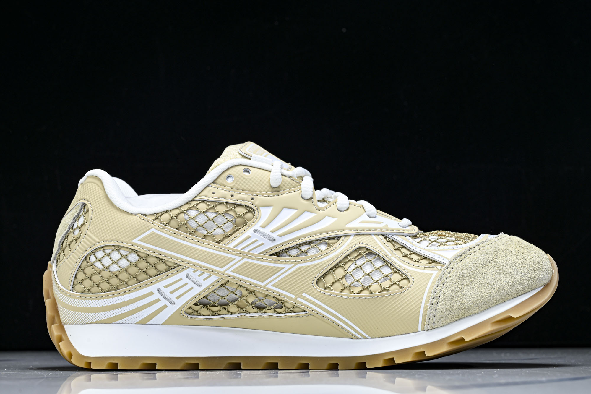 Bottega Veneta 葆蝶家男女士织物系带圆头运动鞋_CM_2 #YZ00435 36 37.5