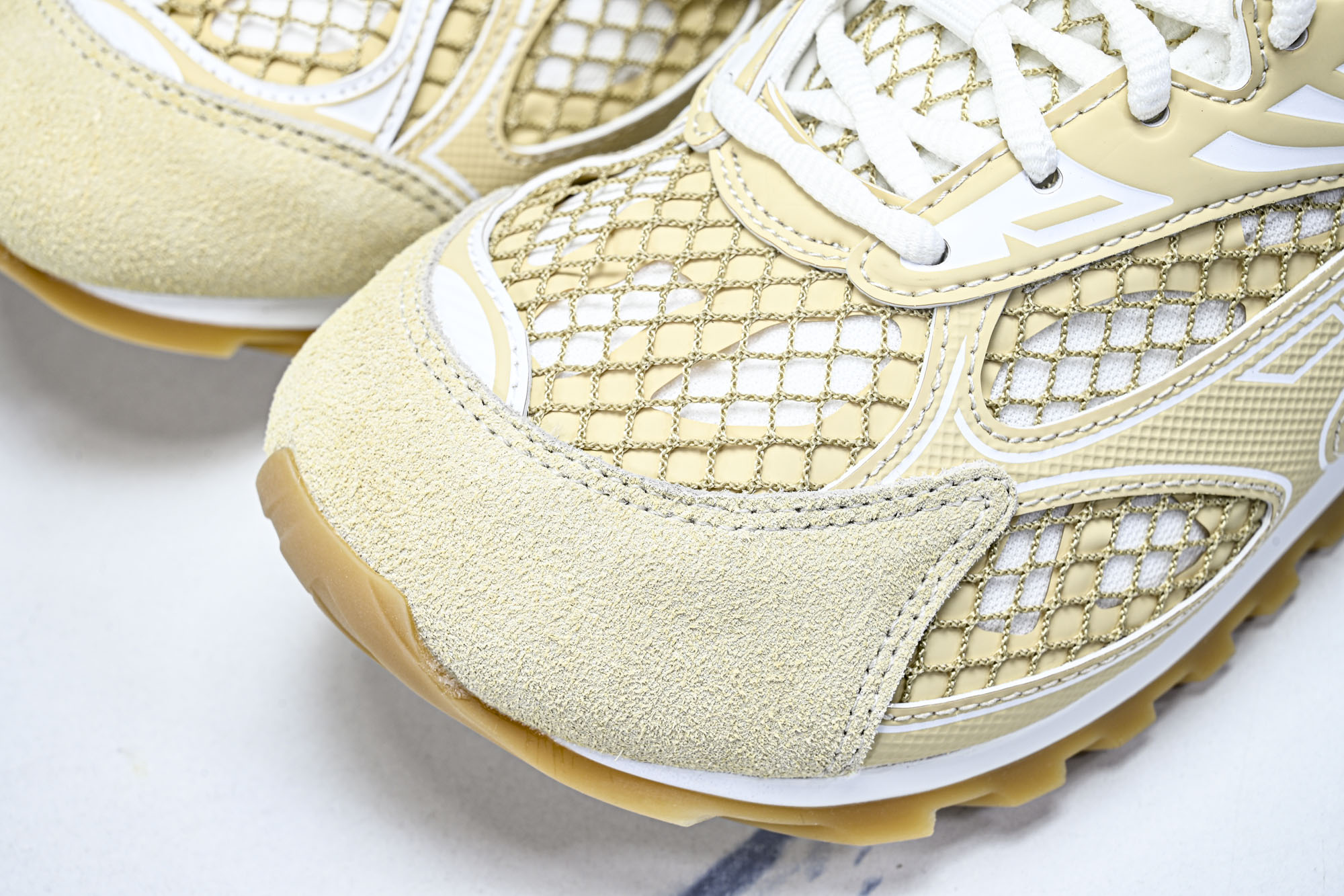 Bottega Veneta 葆蝶家男女士织物系带圆头运动鞋_CM_2 #YZ00435 36 37.5