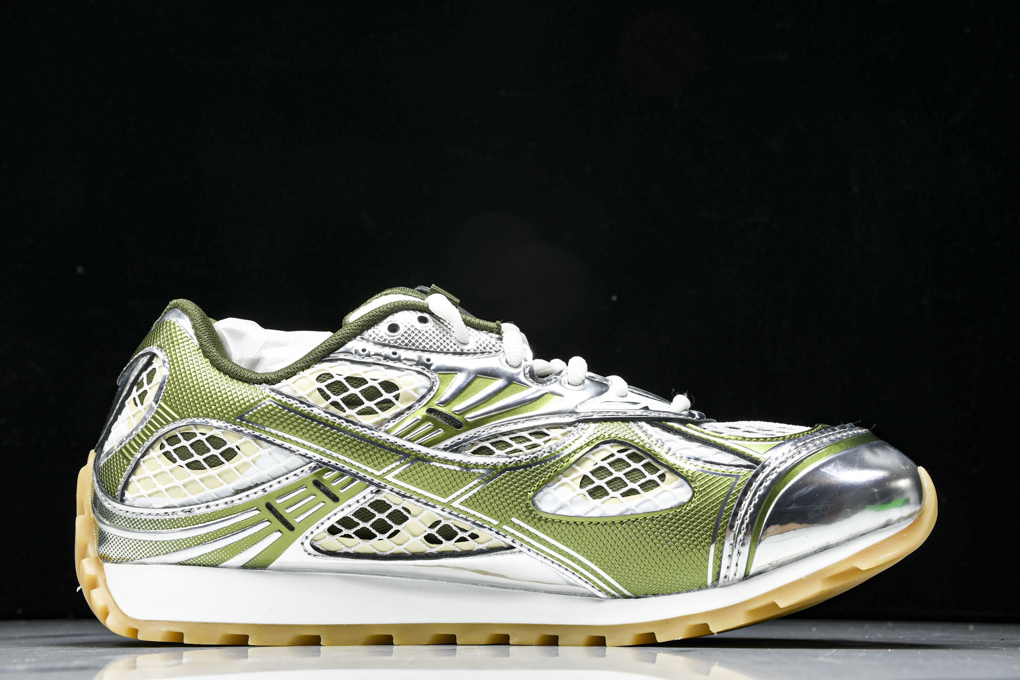 Bottega Veneta 葆蝶家男女士织物系带圆头运动鞋_CM_2(2) #YZ00435 36 3