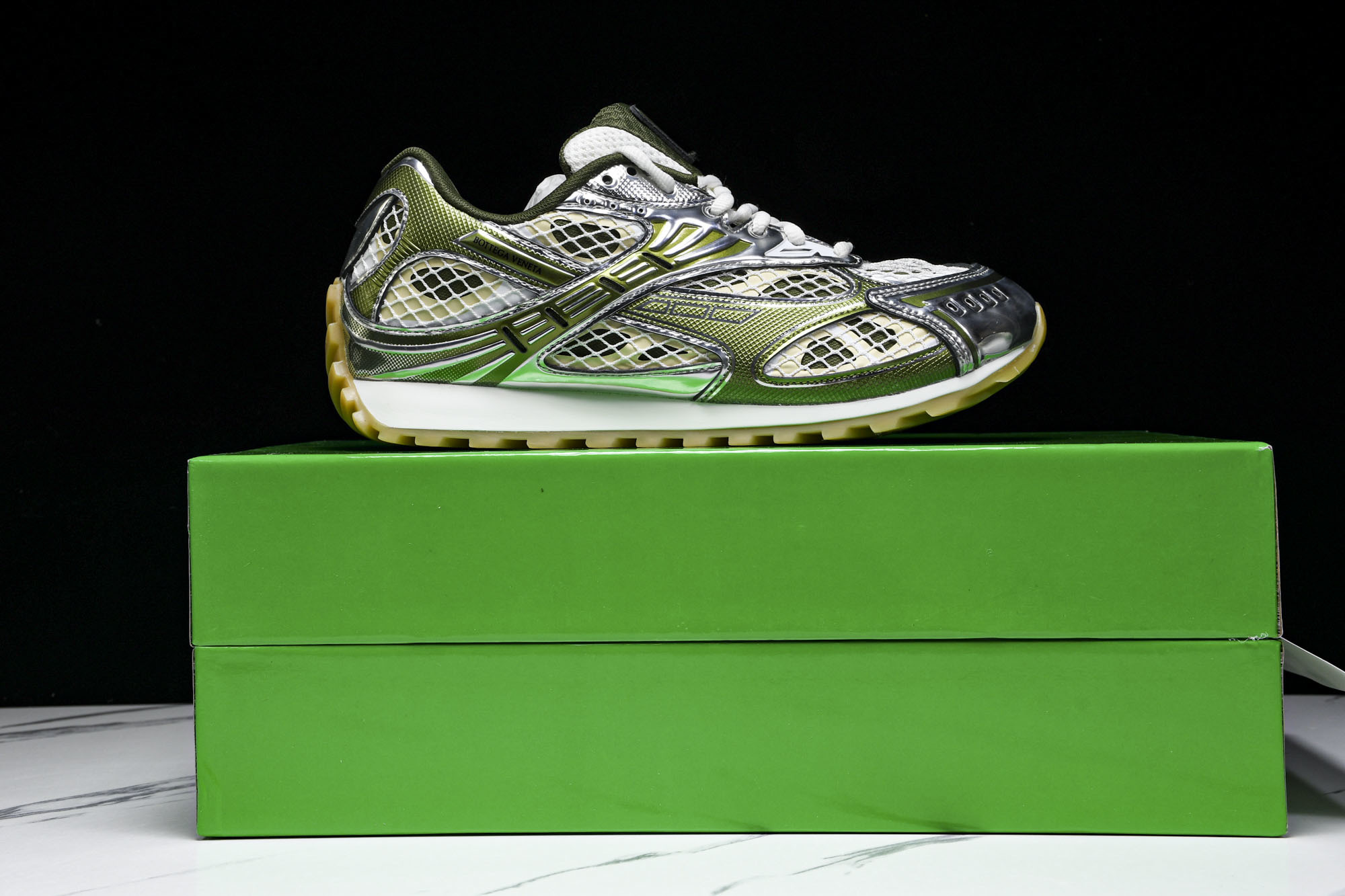 Bottega Veneta 葆蝶家男女士织物系带圆头运动鞋_CM_2(2) #YZ00435 36 3
