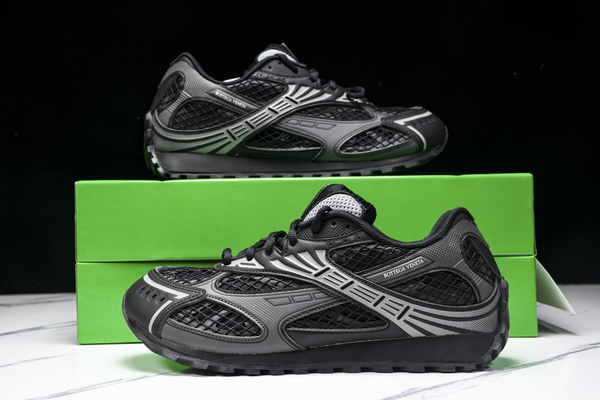 Bottega Veneta 葆蝶家男女士织物系带圆头运动鞋_CM_3(2) #YZ00435 36 3