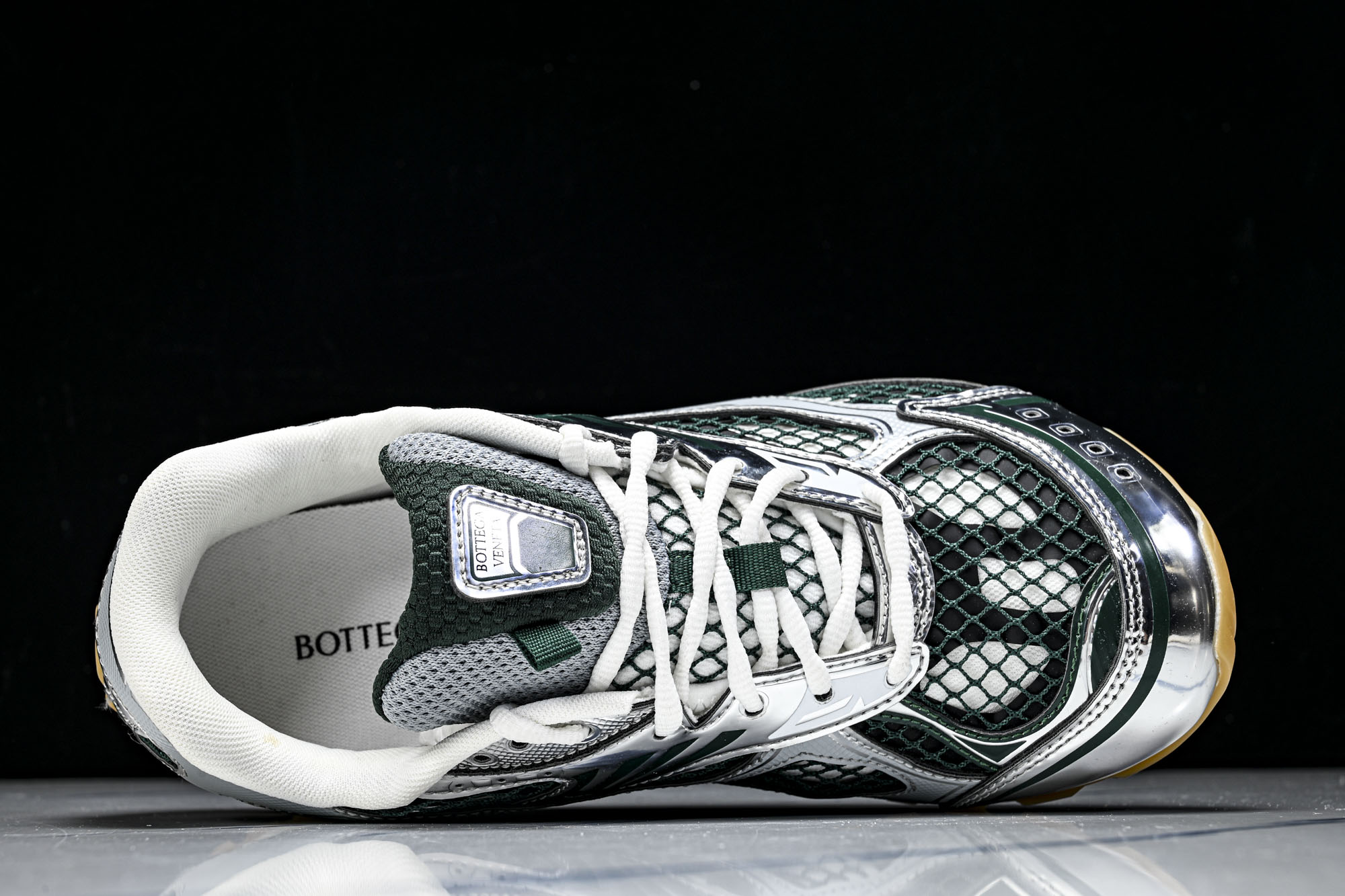 Bottega Veneta 葆蝶家男女士织物系带圆头运动鞋_CM_4 #YZ00435 36 37.5