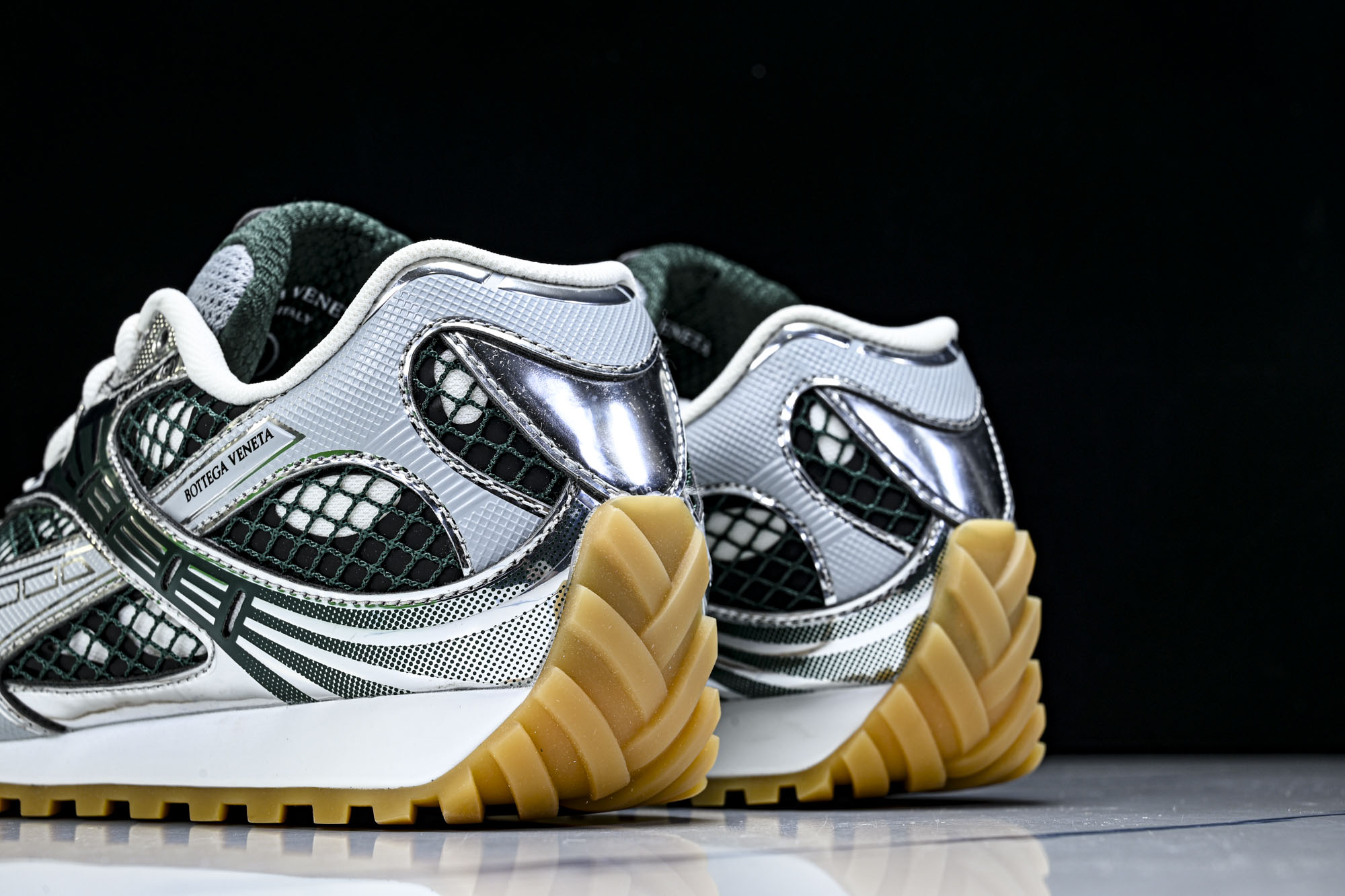 Bottega Veneta 葆蝶家男女士织物系带圆头运动鞋_CM_4 #YZ00435 36 37.5